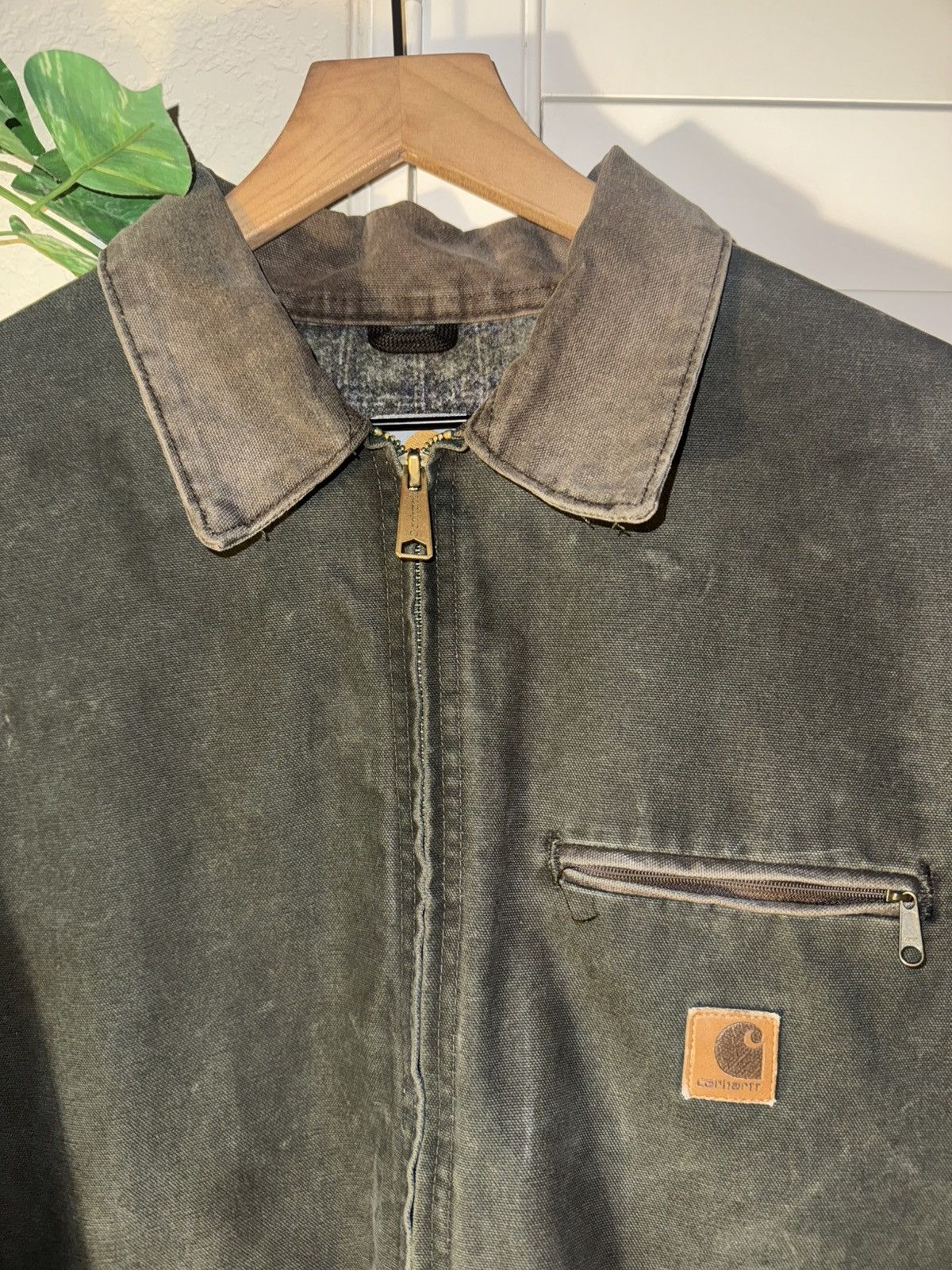 Carhartt J97 MOS Detroit Blanket Lined Green Jacket XXL.