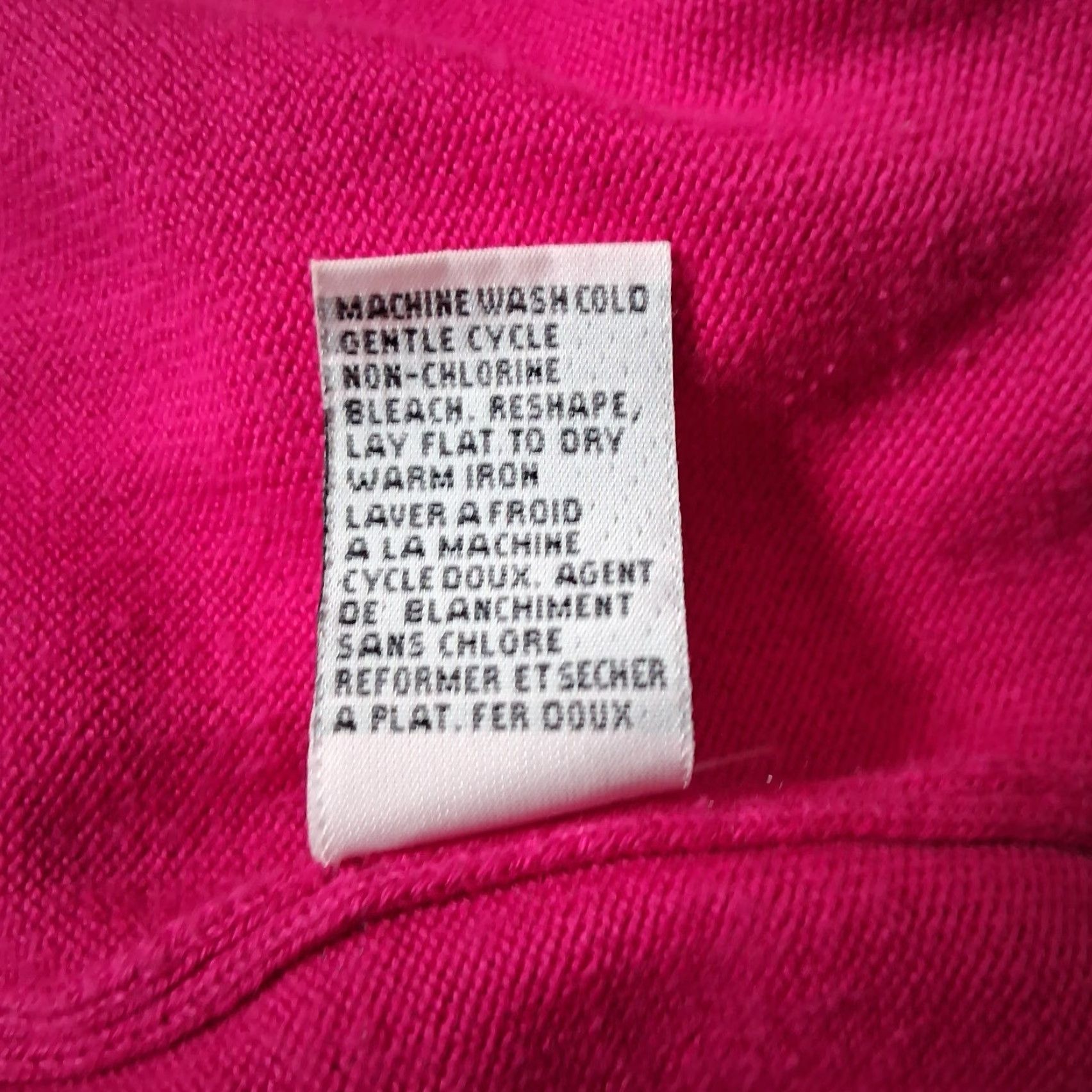 Talbots VINTAGE Talbots Cardigan Sweater Large Pink Magenta Cotton Button Up Italy Ladies Cardigan Size L / US 10 / IT 46 - 7 Thumbnail