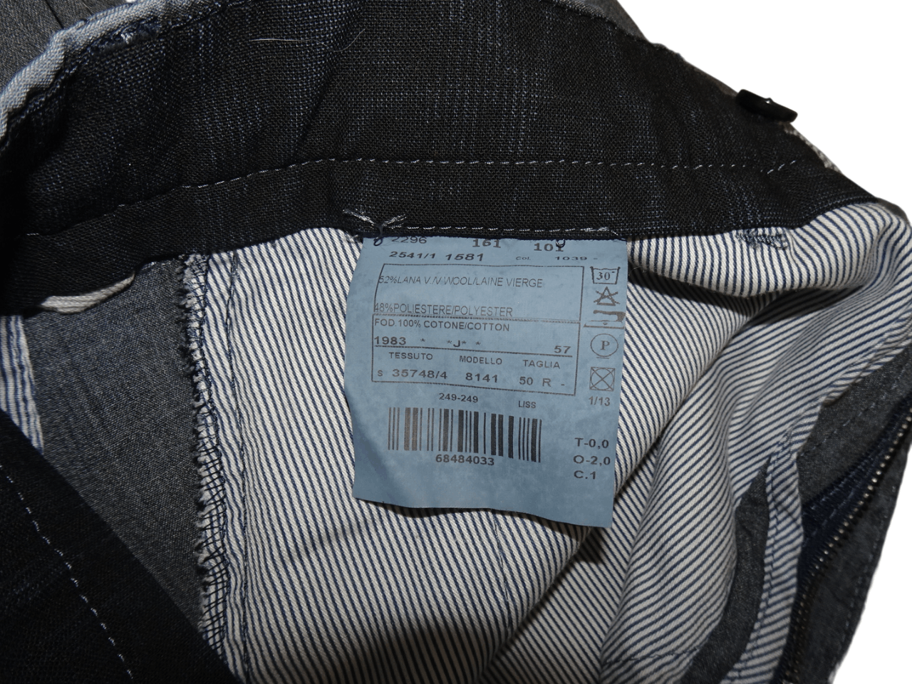 L.B.M. 1911 L.B.M WOOL BLEND TROUSERS Size US 34 / EU 50 - 4 Thumbnail