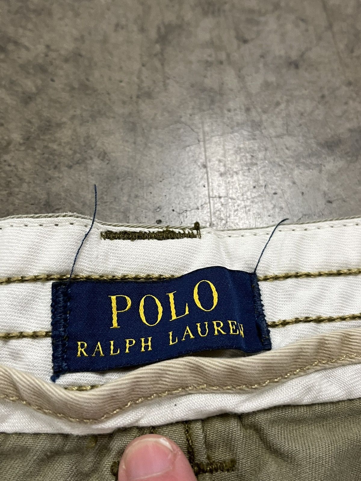 Polo Ralph Lauren × Vintage Polo Ralph Lauren vintage cargo shorts baggy skater rare Size US 36 / EU 52 - 8 Thumbnail