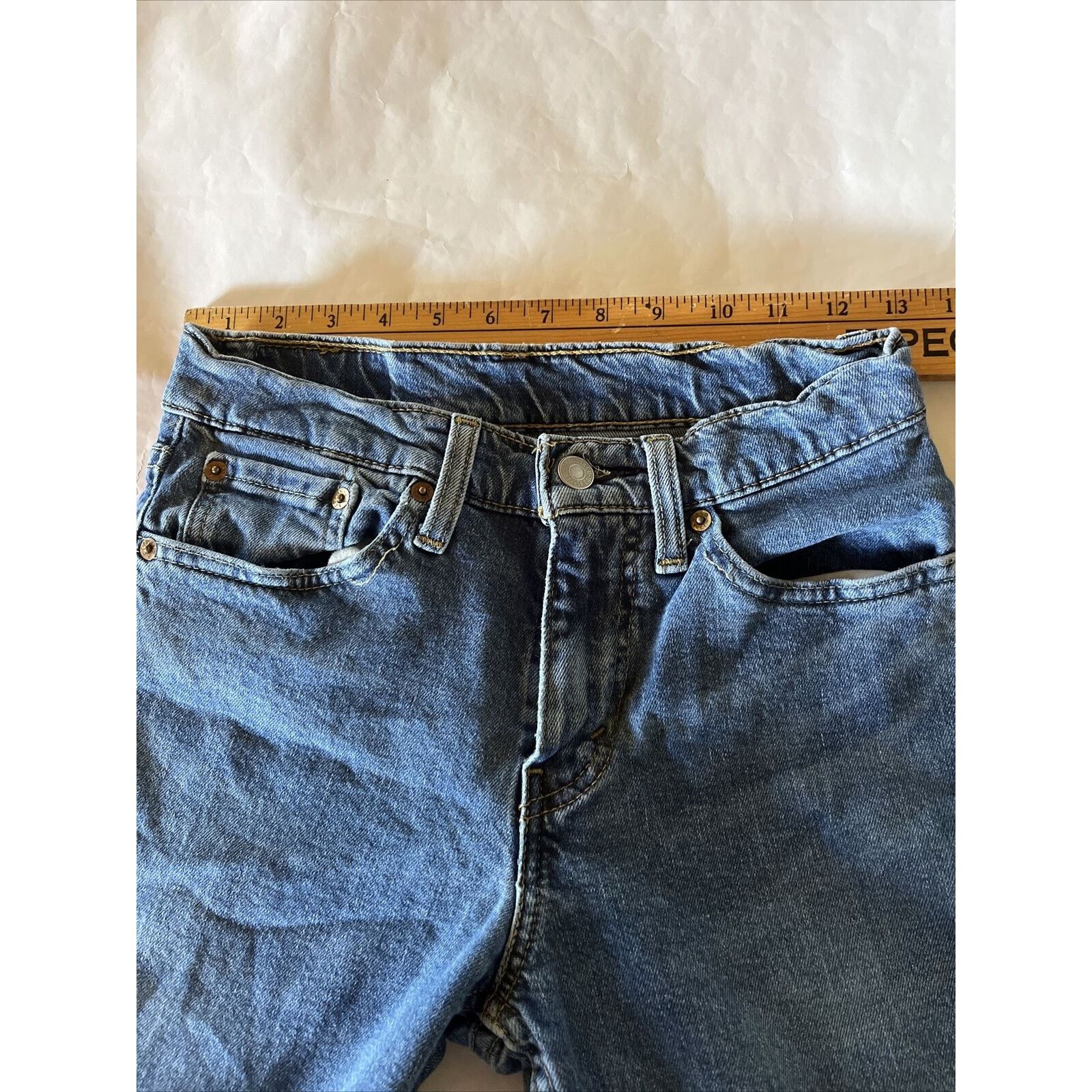 Levi's Levi’s 511 Jeans Men 26x29 Blue Slim Straight Med Wash Denim Size US 28 / EU 44 - 4 Thumbnail