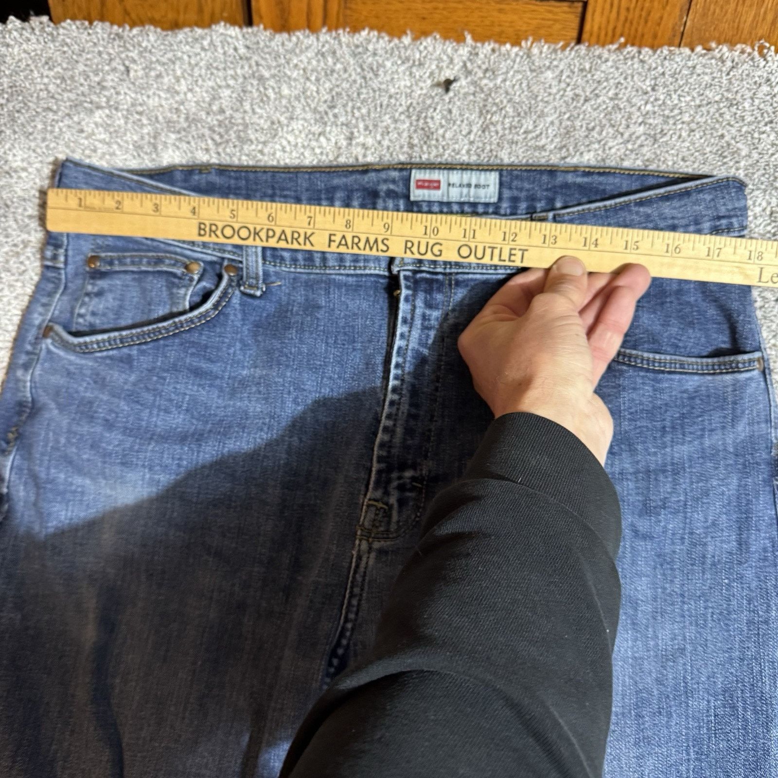 Wrangler Wrangler Jeans Mens 36x34 Relaxed Boot Western Streetwear Size US 36 / EU 52 - 3 Thumbnail