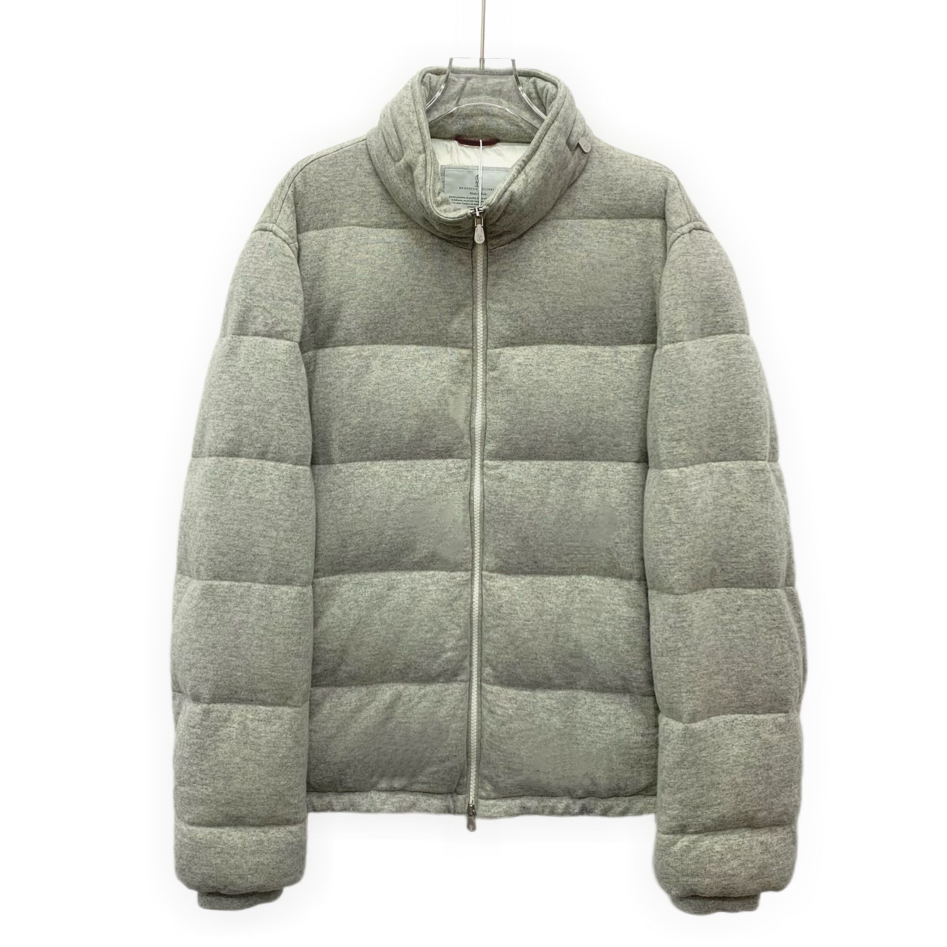 Brunello Cucinelli Brunello Cucinelli Cashmere Down Jacket Grey-Green (48) Size US M / EU 48-50 / 2 - 1 Thumbnail
