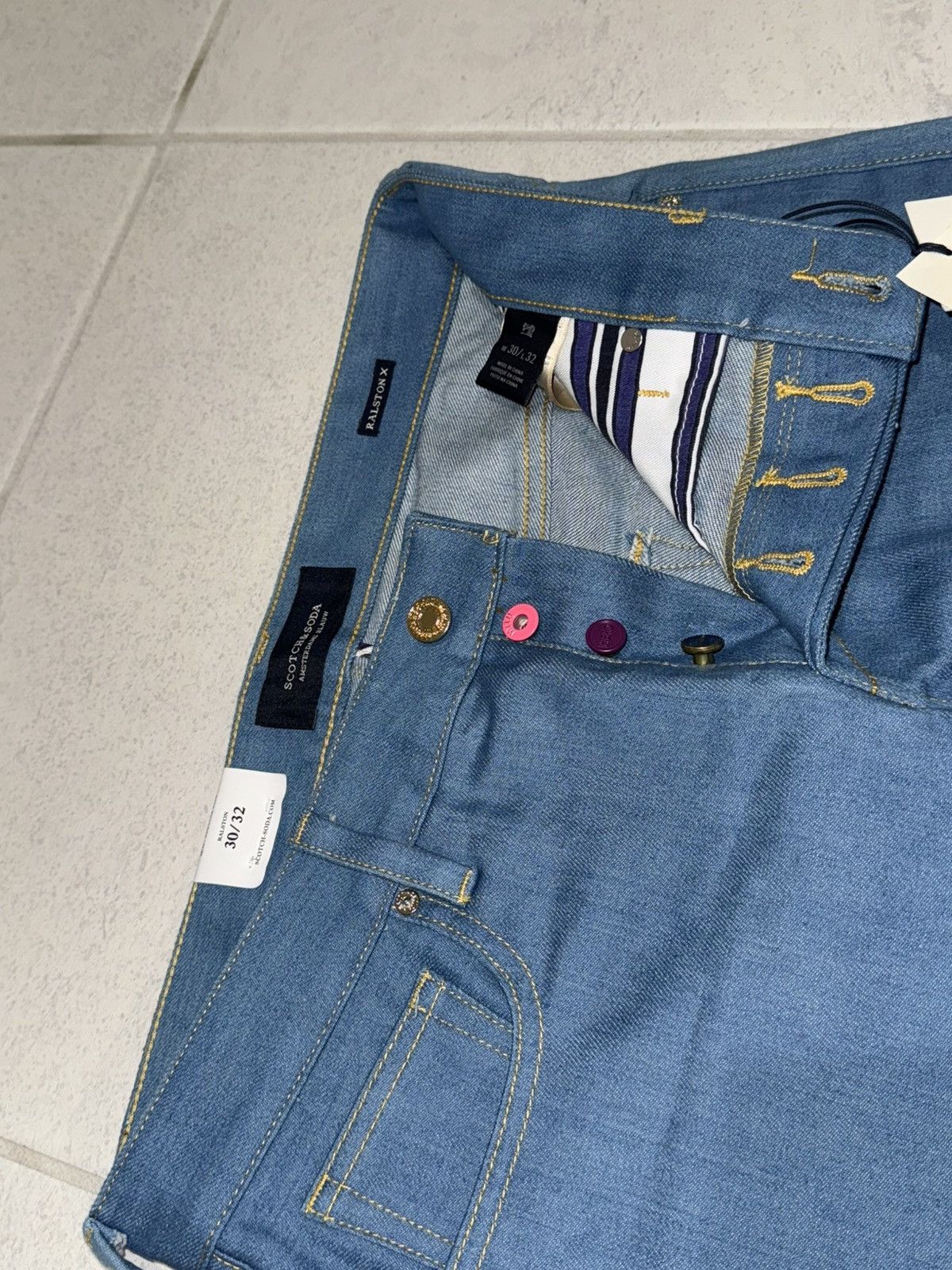 Scotch & Soda Scotch and soda - Ralston plus Jean rebel blue 30/2 Size 30" / US 8 / IT 44 - 1 Thumbnail
