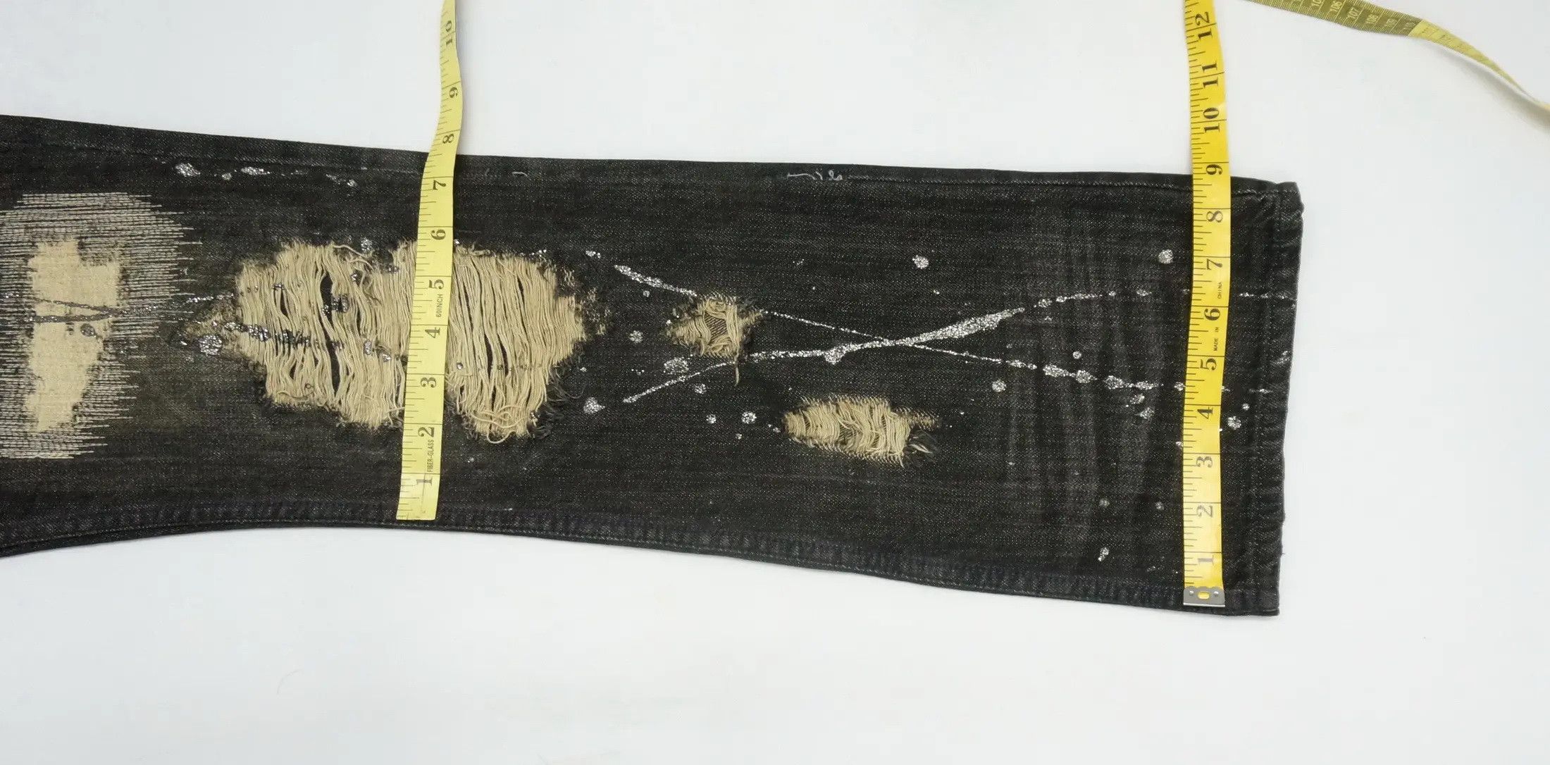 Japanese Brand Vintage MIDAS Distressed Shortrise Flared Jeans Size US 30 / EU 46 - 13 Thumbnail