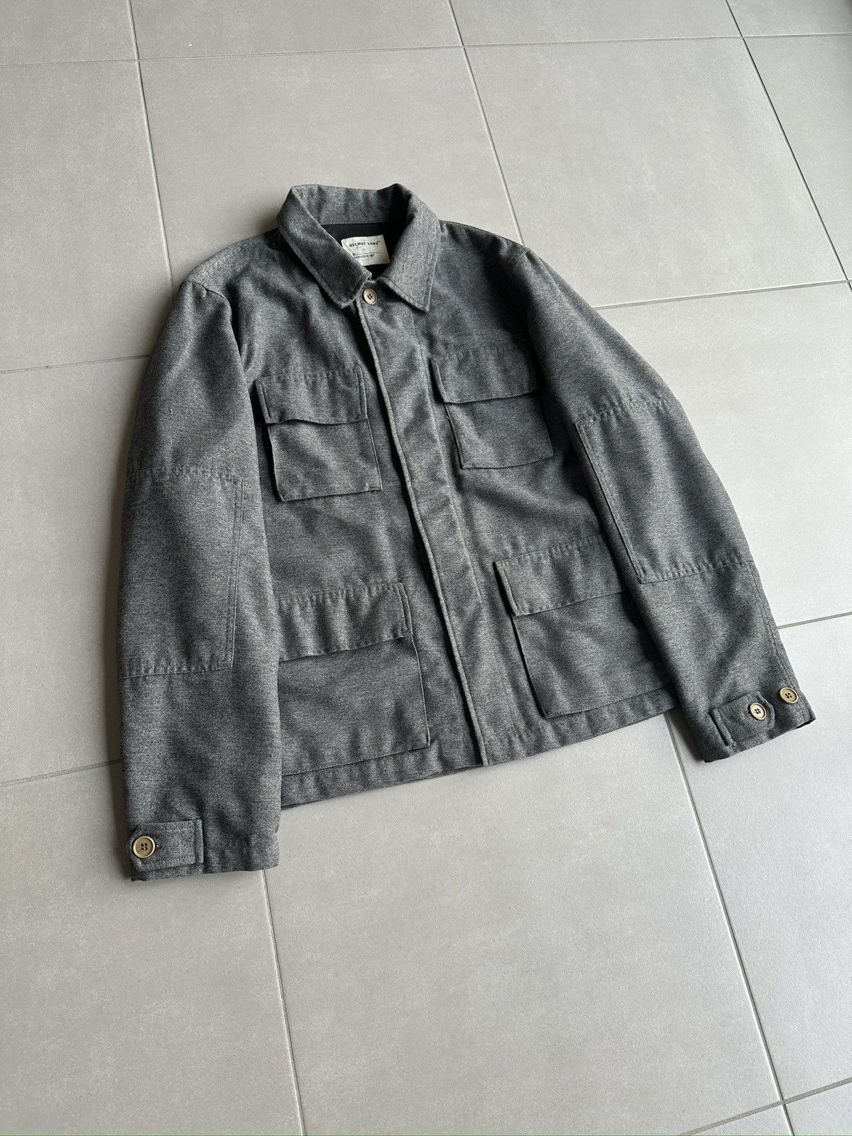 Helmut Lang Helmut Lang AW97 4-pocket wool Military jacket Size US M / EU 48-50 / 2 - 3 Thumbnail