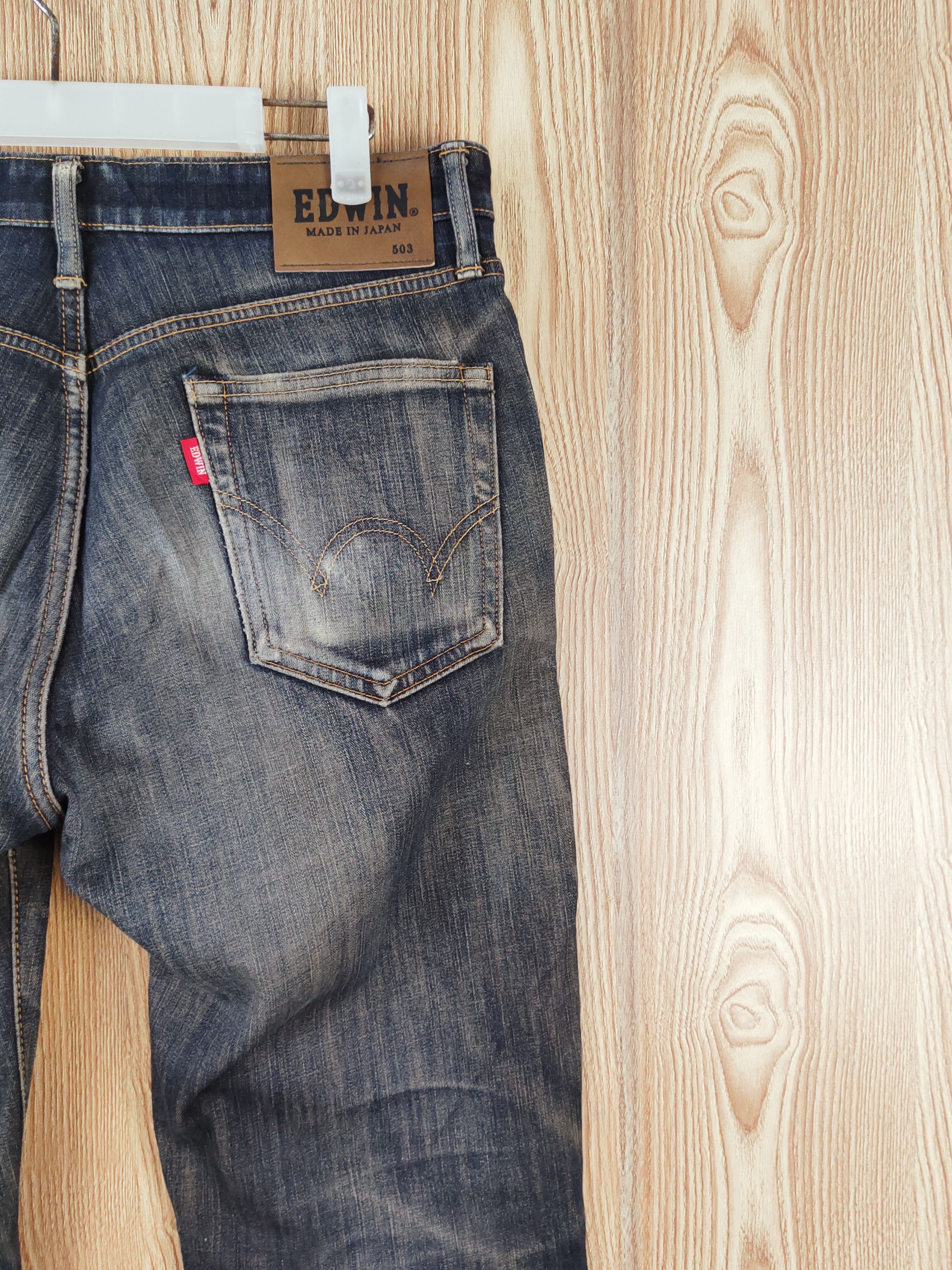 Edwin Edwin Blue Faded Distressed Ripped Jeans#W 111 Size US 32 / EU 48 - 13 Thumbnail
