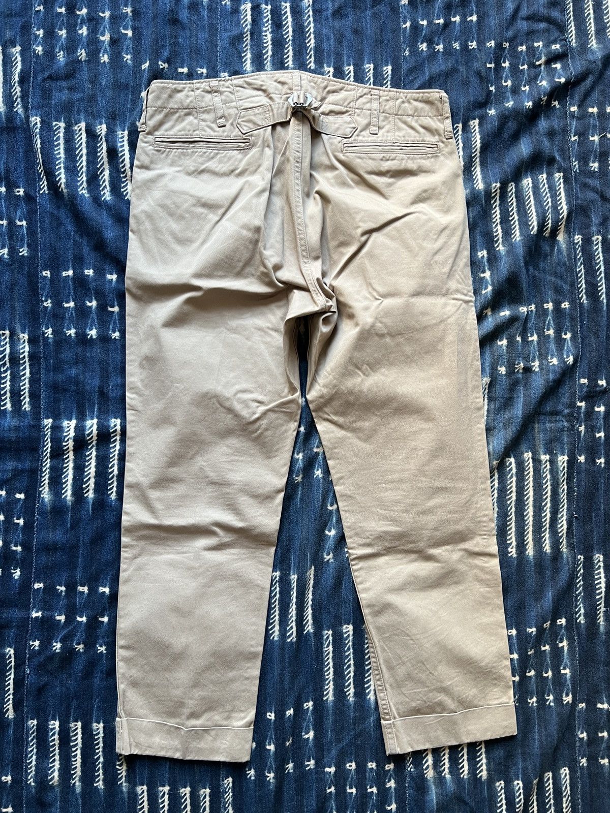 Visvim Visvim High Water Chino Pants – Giza cotton Size US 30 / EU 46 - 2 Thumbnail