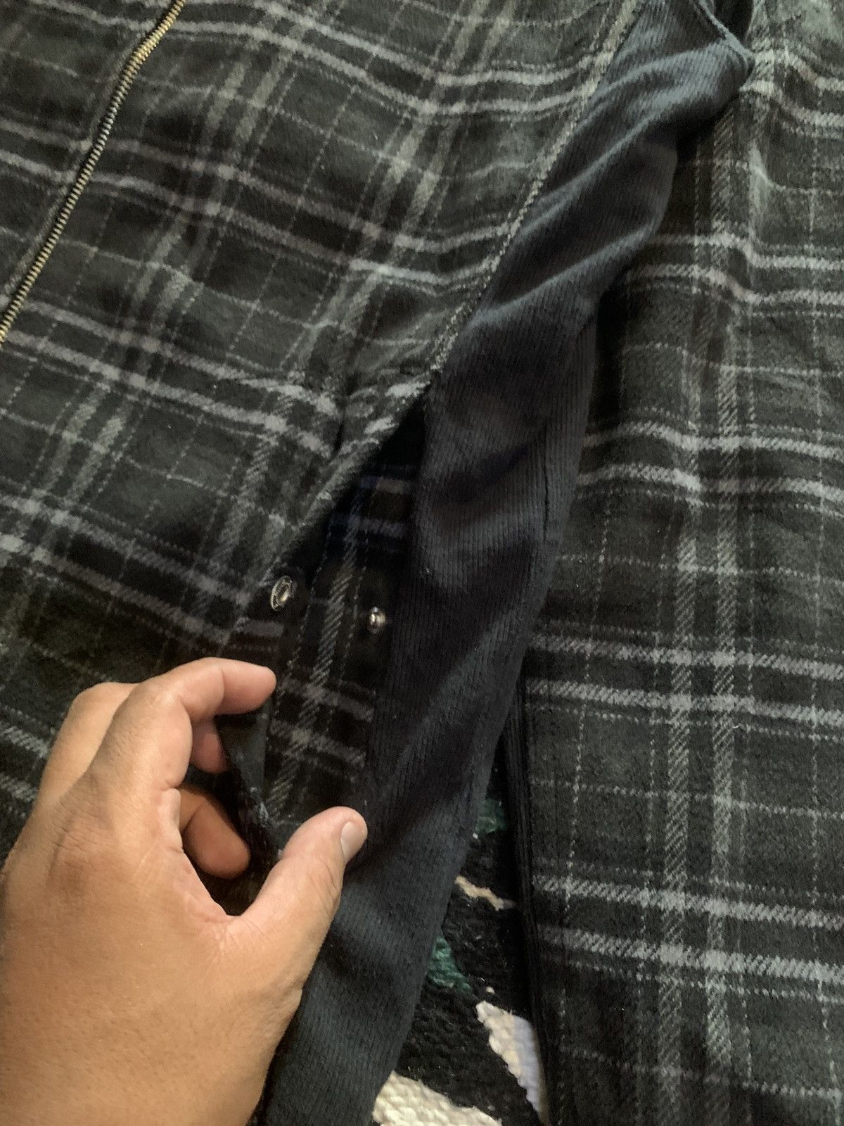 Japanese Brand Double Focus Fur Multi Pocket Jacket Tartan LGB Style Size US L / EU 52-54 / 3 - 6 Thumbnail