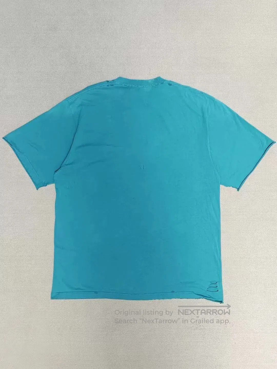 Balenciaga Balenciaga 22SS Mosaic Distressed Vintage T-shirt. Size US XS / EU 42 / 0 - 2 Thumbnail