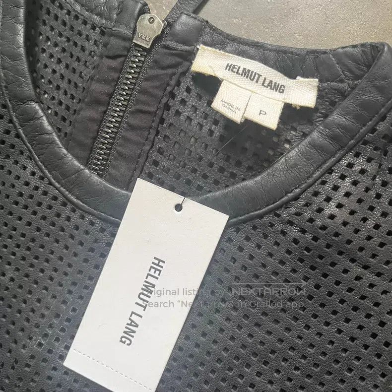 Other Helmut Lang size P Women's lamb leather cutout sleeveless v Size S / US 4 / IT 40 - 7 Thumbnail