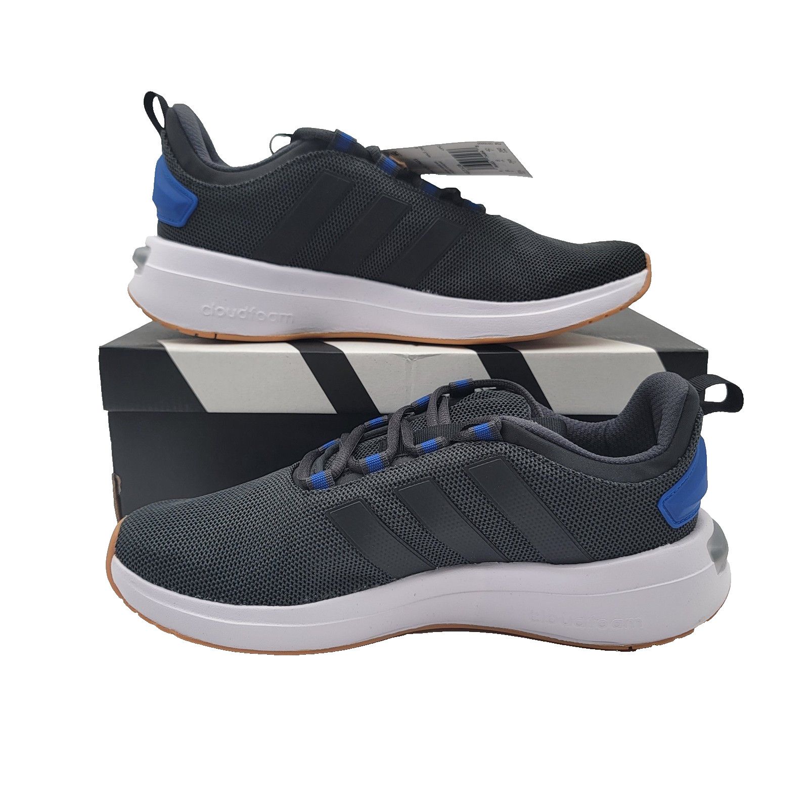 Adidas adidas Racer TR23 Men's IG7328 Carbon/Black/Blue 8.5 US Size US 8.5 / EU 41-42 - 2 Thumbnail