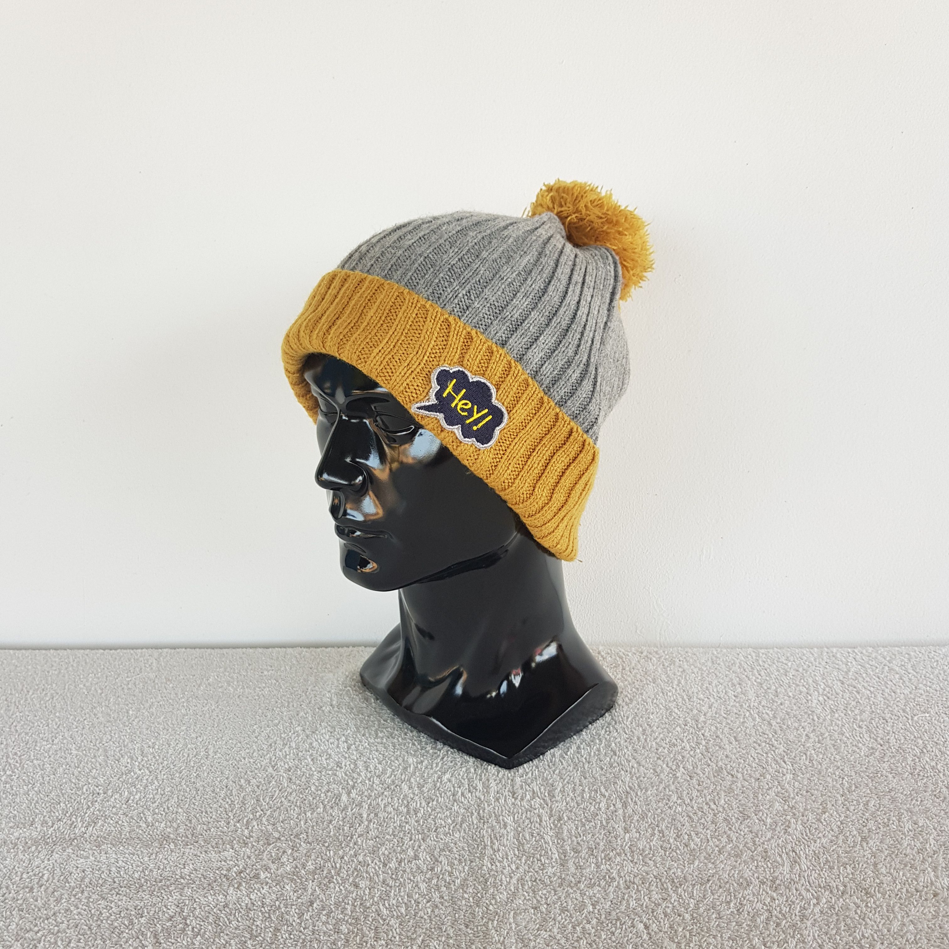 Japanese Brand Vintage Shoo La Rue Beanie Ribbed Knit Snow Caps Hats. Size ONE SIZE - 1 Thumbnail