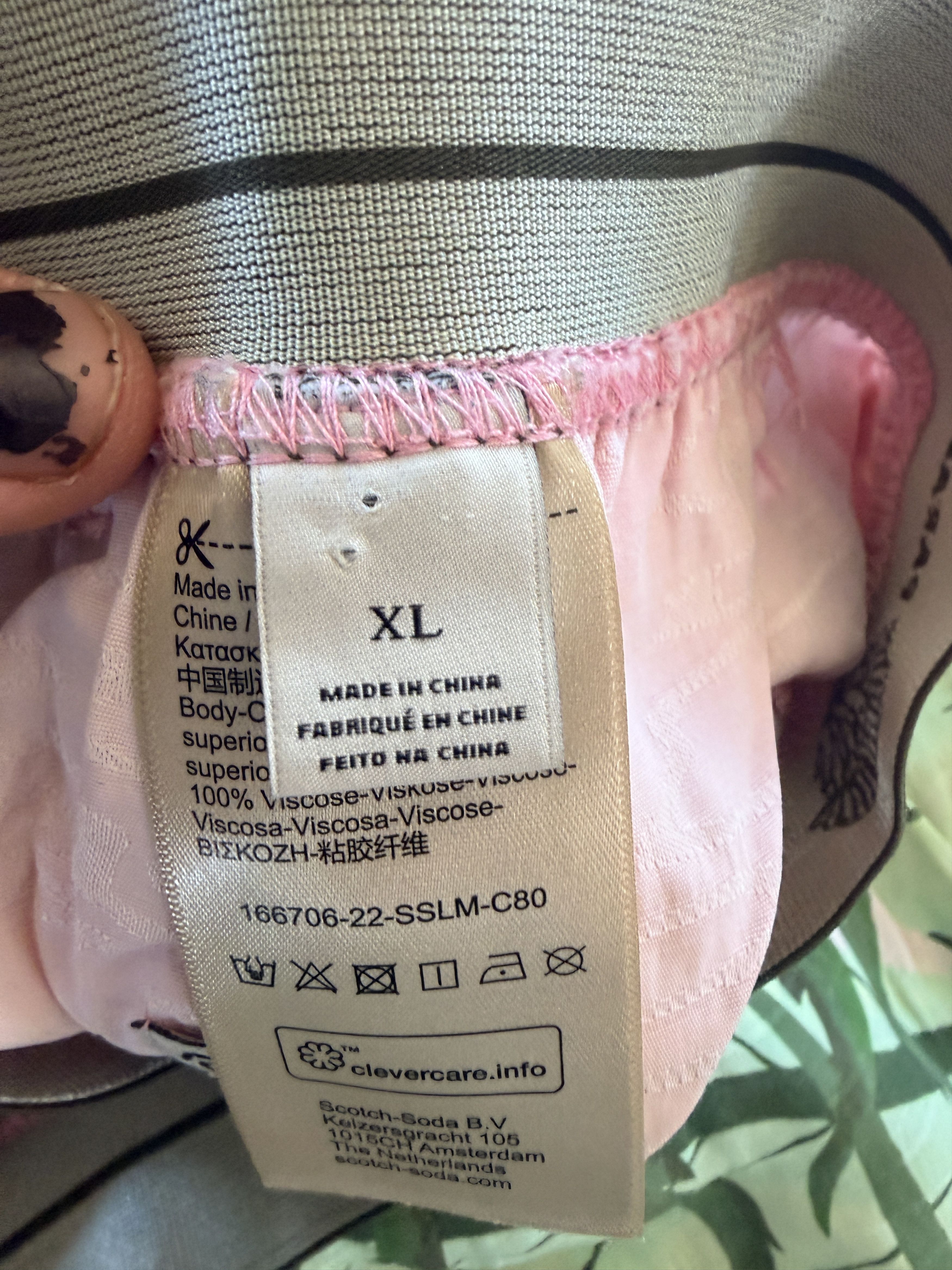 Scotch & Soda Scotch & Soda Sun Seekers Tropical Print Wide-Leg Pants — XL Size US 42 / EU 58 - 3 Thumbnail