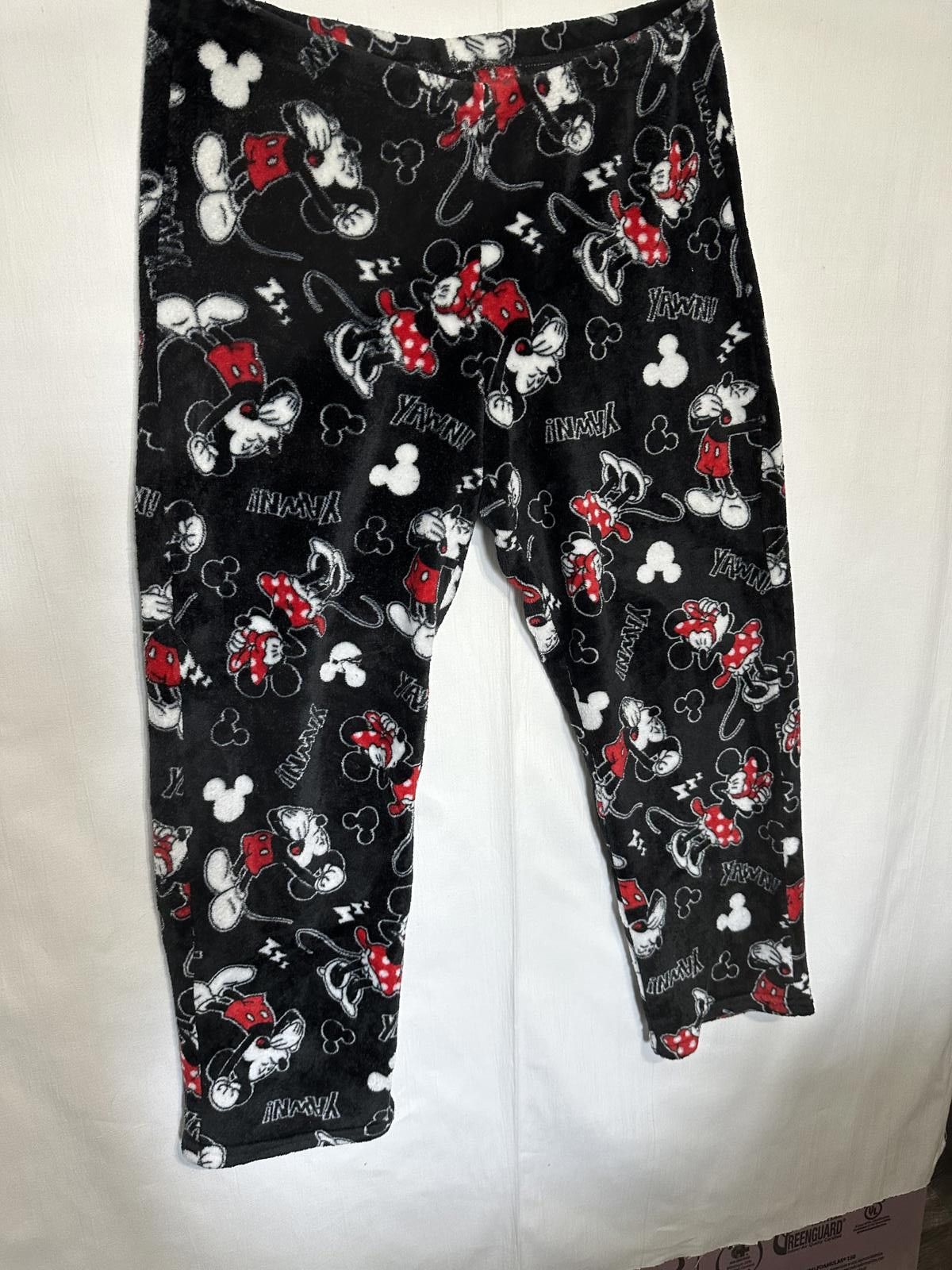 Disney Cozy Mickey Mouse Pajama Pants for Kids Size US 36 / EU 52 - 1 Thumbnail