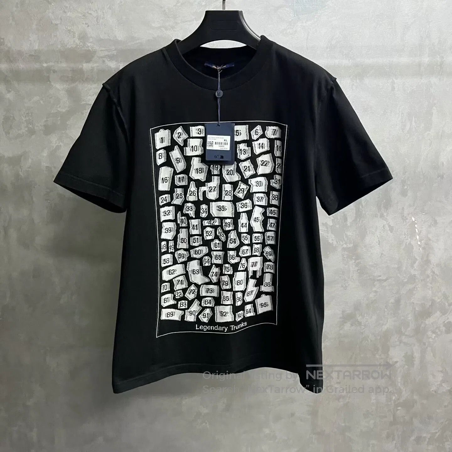 Louis Vuitton Louis Vuitton Puzzle-style numbered round-neck casual shor Size US XL / EU 56 / 4 - 1 Thumbnail