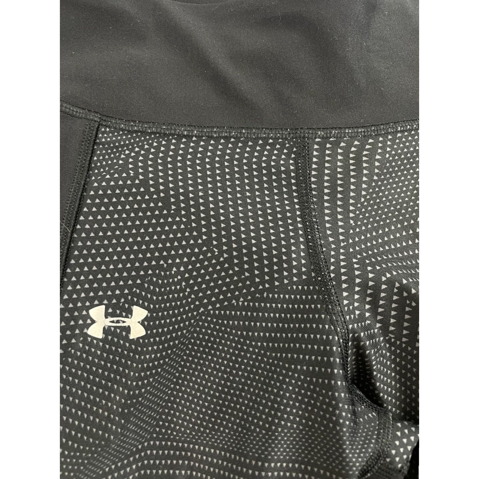 Under Armour Under Armour Legging Pants Women's S or XS Long Black Gray Zipped Pocket Sweatpants Size 28" / US 6 / IT 42 - 6 Thumbnail