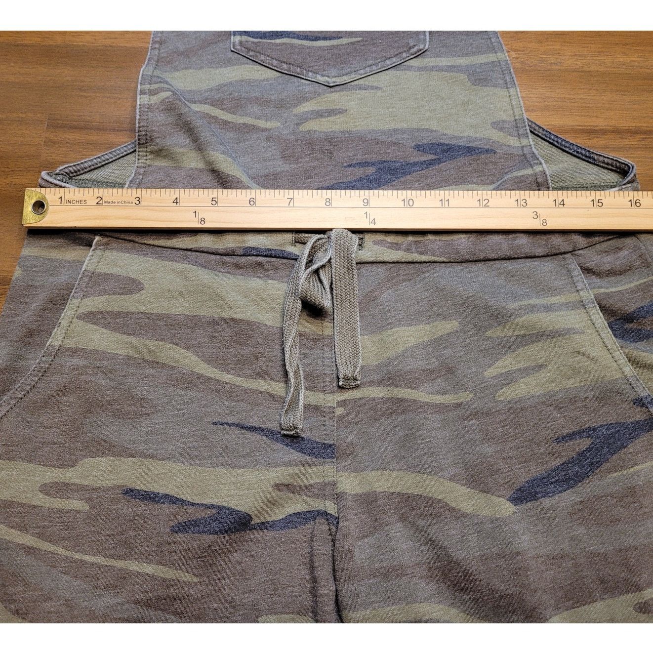 Z Supply Z SUPPLY Overalls XS Green Camo Stretch Knit Cuffed Size 30" / US 8 / IT 44 - 5 Thumbnail