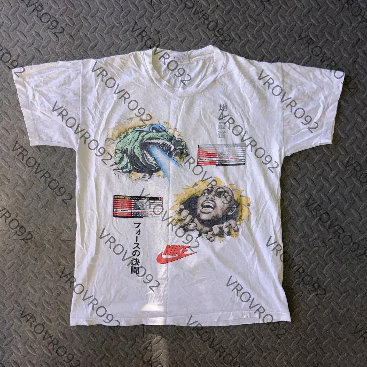 Nike Rare Vintage Nike 90s Charles Barkley Godzilla World Tour T Size US M / EU 48-50 / 2 - 1 Thumbnail