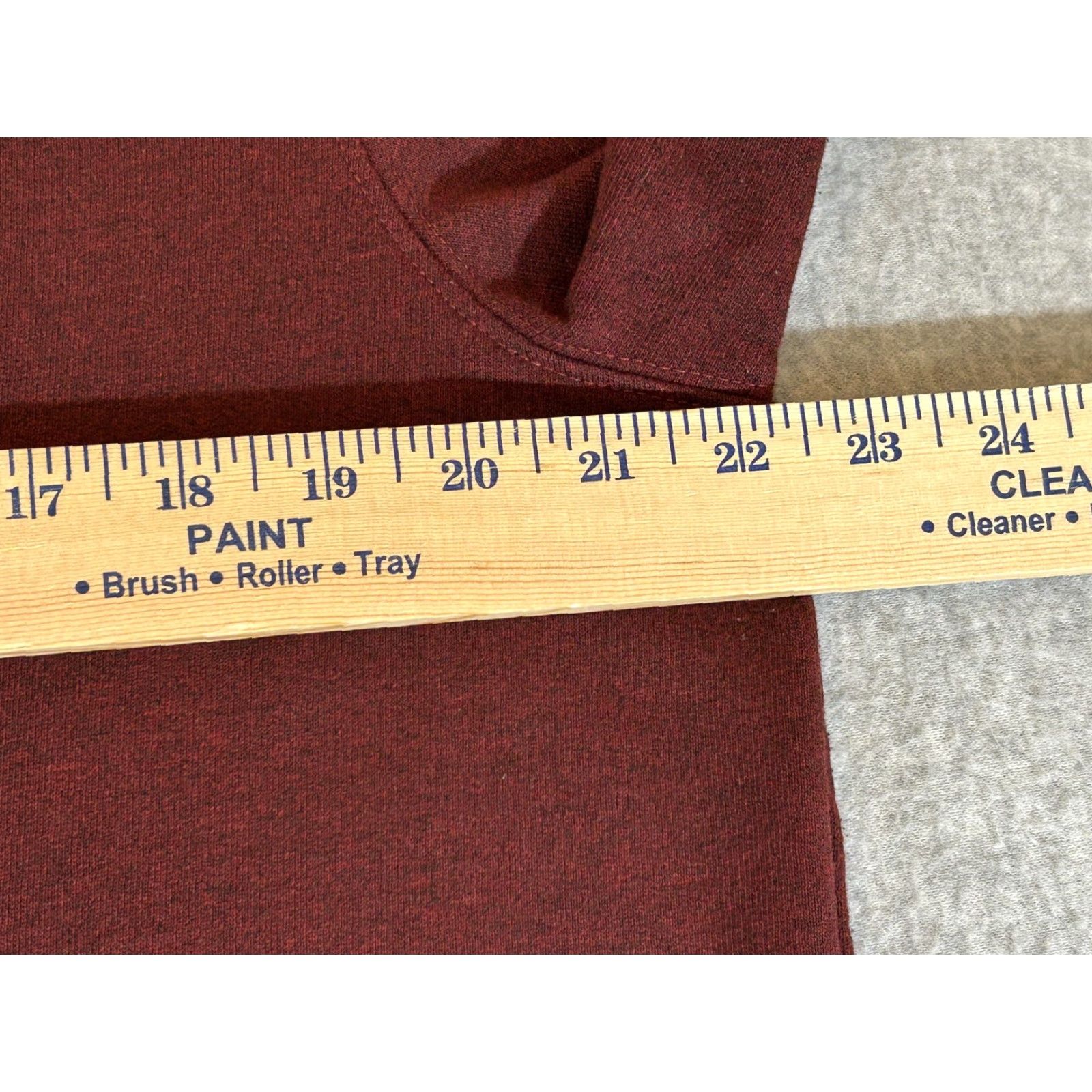 UNTUCKit UNTUCKit Sweater Mens Large Burgundy 1/4 Zip Pullover Knit Mock Neck Casual Pullover Knit Solid 72% cotton 28% polyester Adult Mens Size US L / EU 52-54 / 3 - 3 Thumbnail