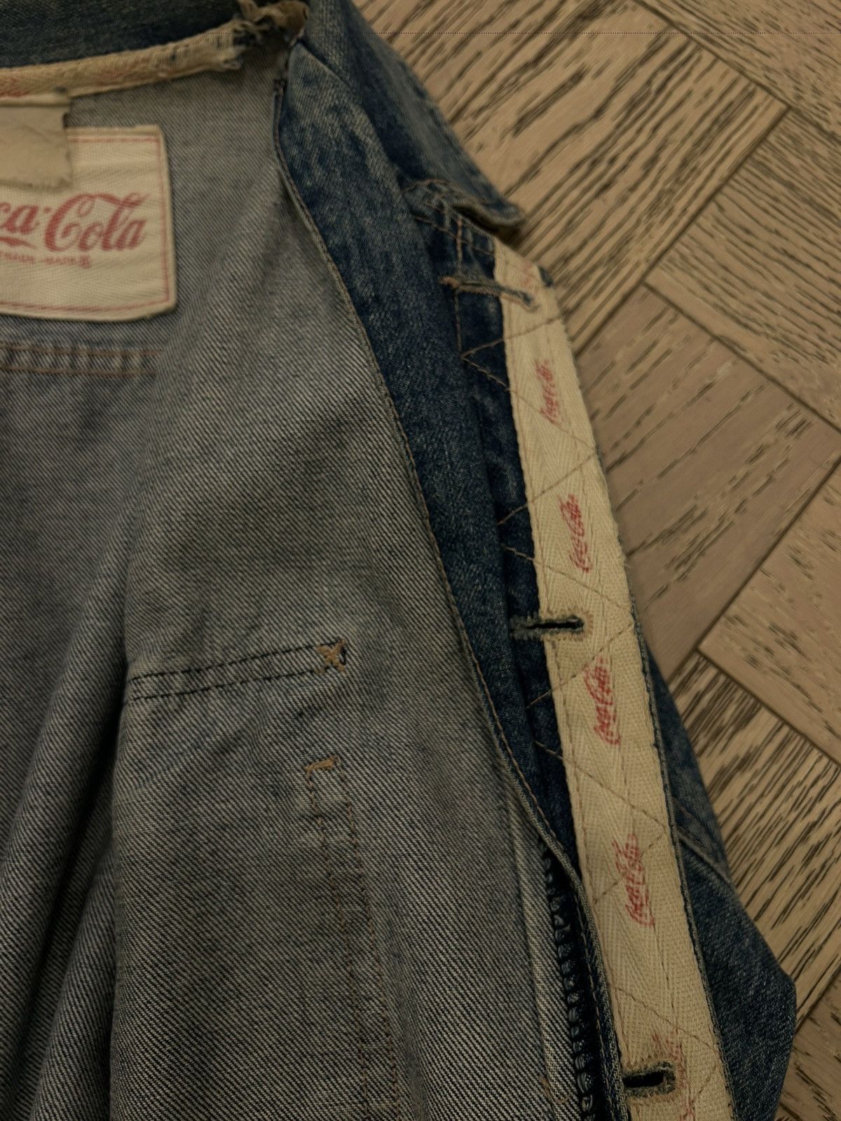 Coca Cola Vintage Coca Cola Denim Jacket Size US M / EU 48-50 / 2 - 5 Thumbnail