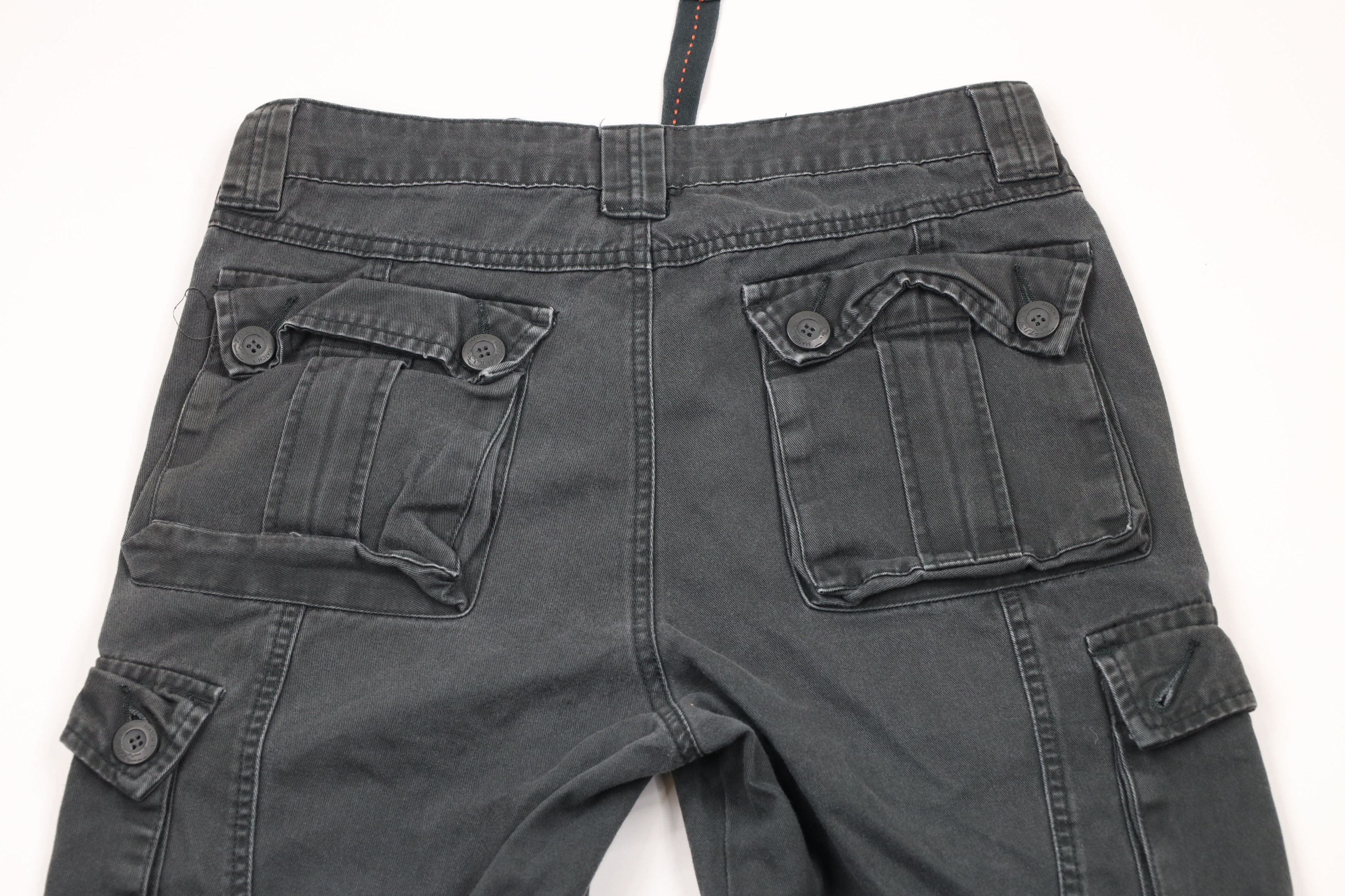 Vintage Vintage Streetwear Fit Tactical Cargo Pants Gray Cotton Size US 30 / EU 46 - 12 Thumbnail