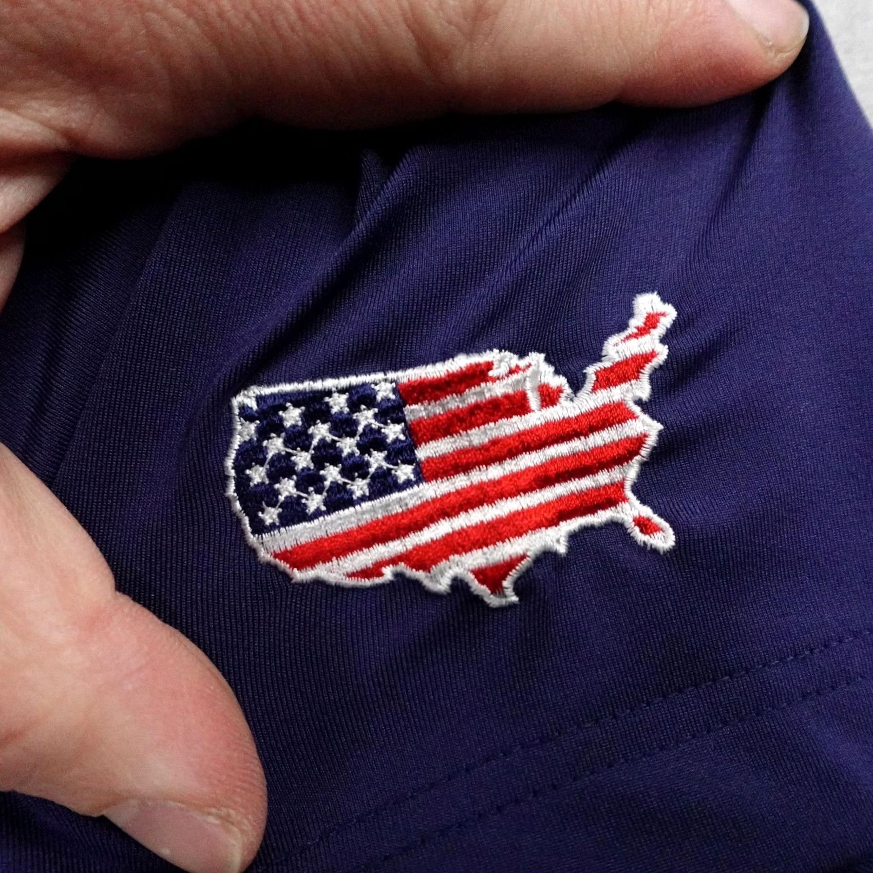 johnnie-O johnnie O Polo Shirt Mens XL Blue Performance Golf Club USA Flag Flex Size US XL / EU 56 / 4 - 4 Thumbnail