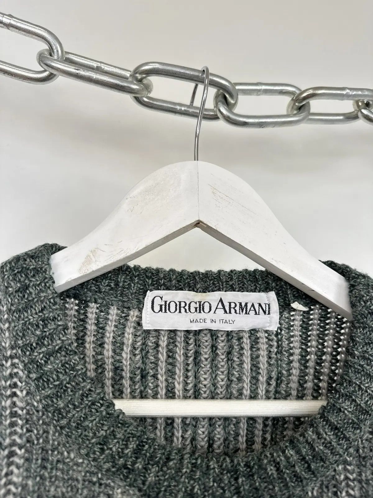 Giorgio Armani Giorgio Armani Wool Sweater Size US XL / EU 56 / 4 - 3 Thumbnail