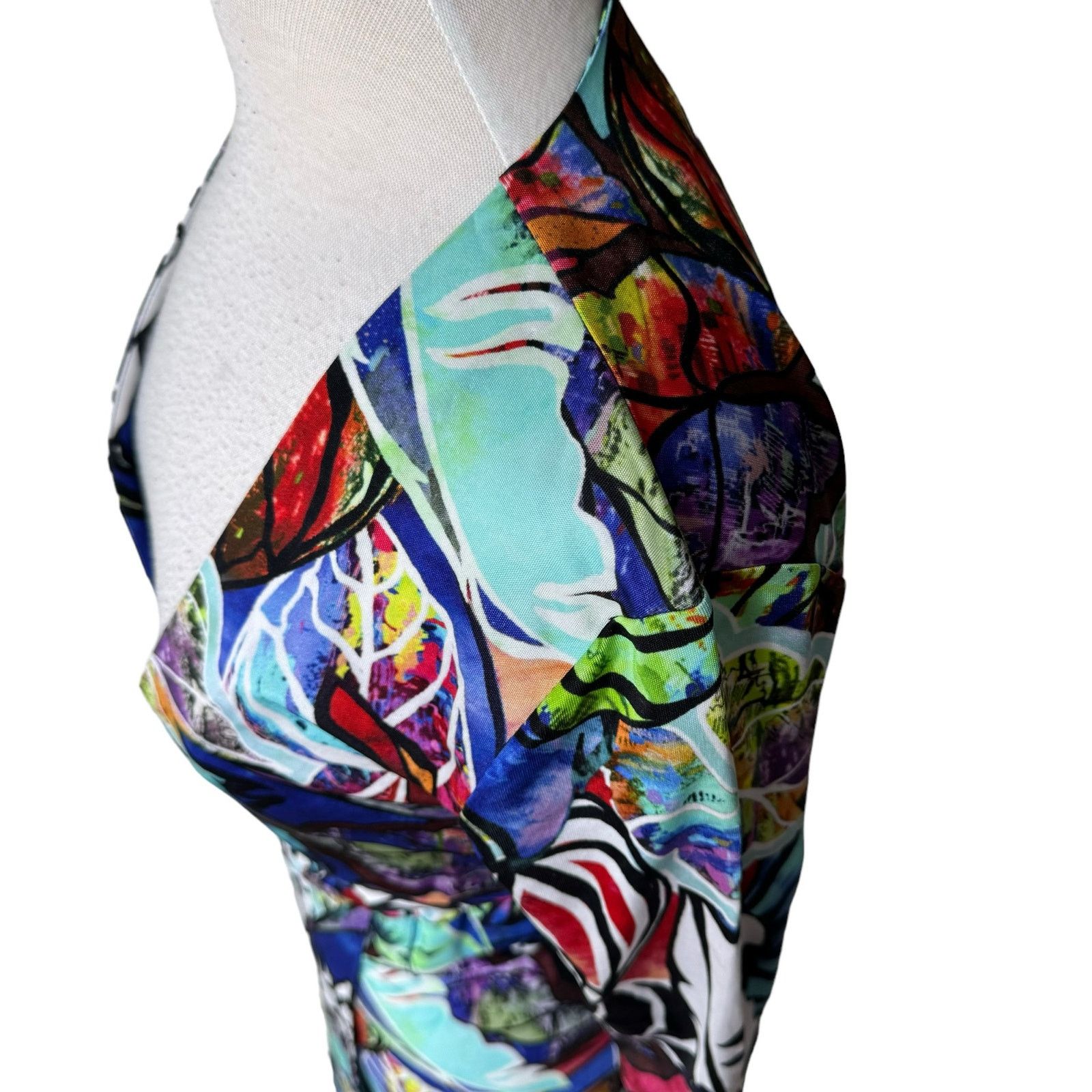 Robert Graham ROBERT GRAHAM Silk Blend Printed Wrap Dress Size 4 Size S / US 4 / IT 40 - 6 Thumbnail