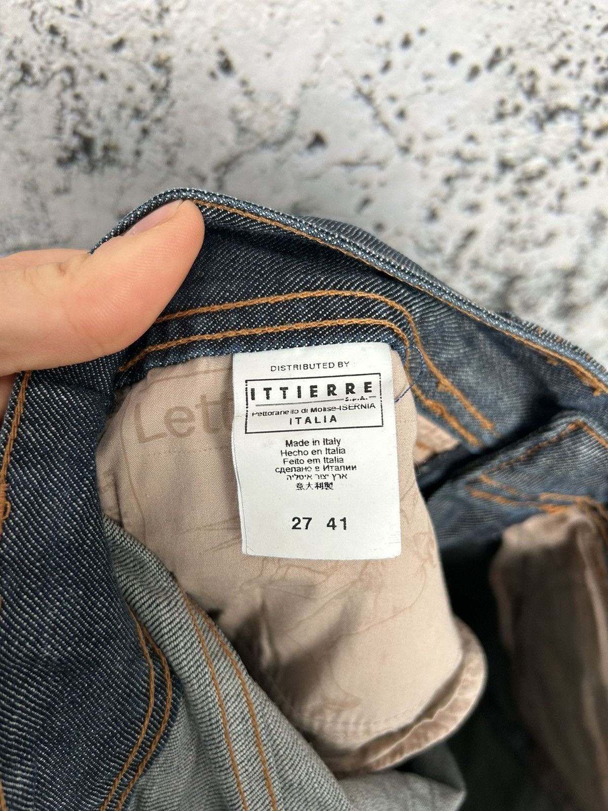 John Galliano Galliano Avant Garde Denim Pants Luxury Alternative Punk Size US 27 - 8 Thumbnail