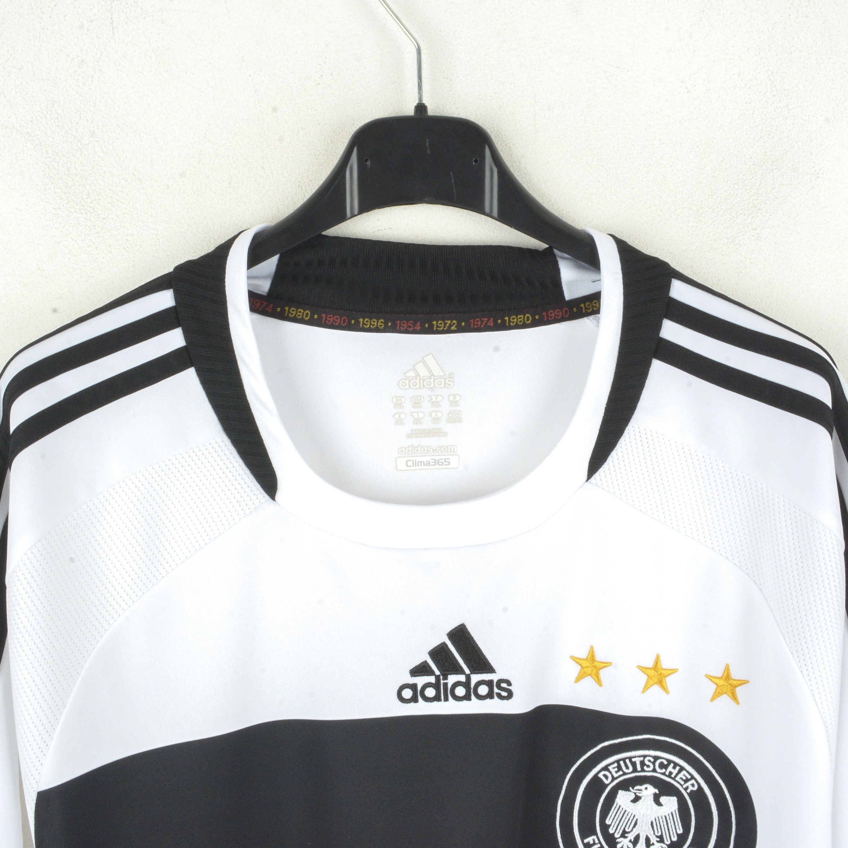 Adidas Germany Men 2XL Football Home Jersey UEFA EURO 2008 2009 Top Size US XXL / EU 58 / 5 - 2 Thumbnail