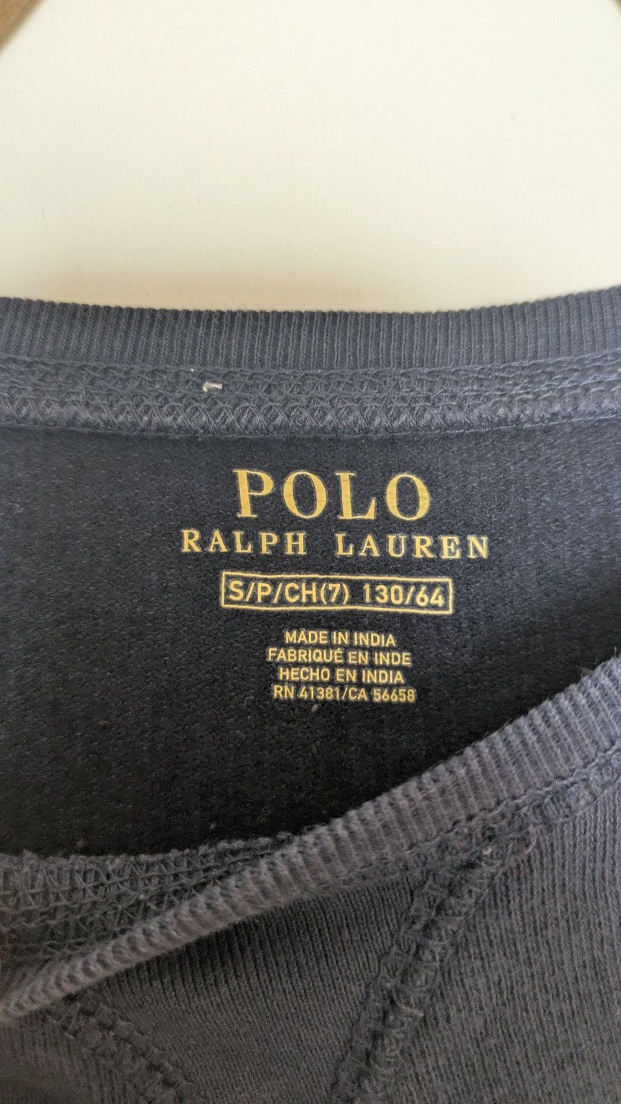 Polo Ralph Lauren 🖤 Polo Ralph Lauren Kids Sweatshirt – Size 7 (130) Size XXS / US 00 / IT 34 - 3 Thumbnail