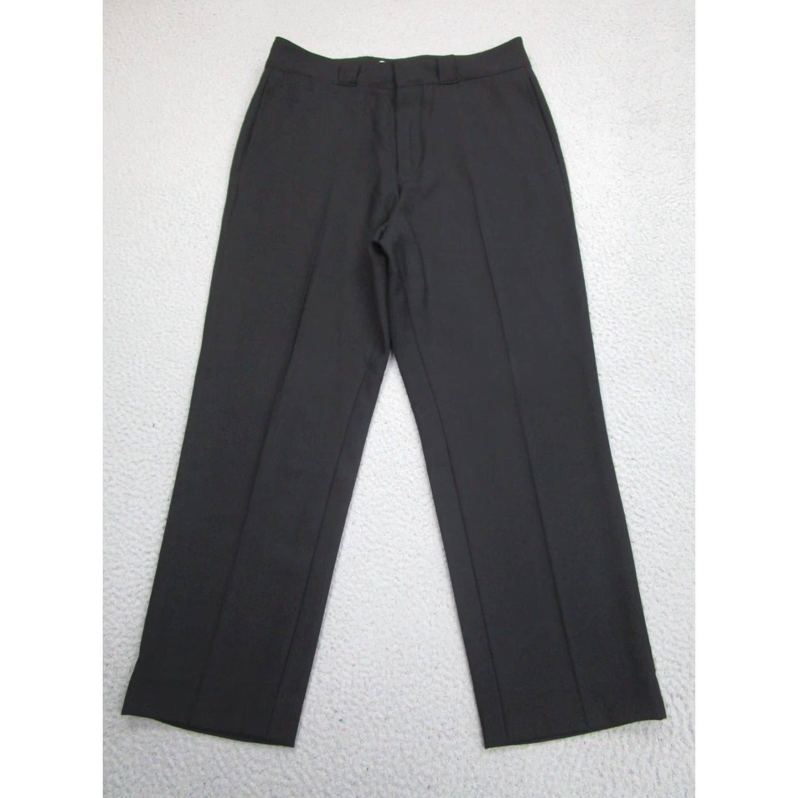 Vintage Presidents Tuscany Dress Pants Mens 32 Black Wool Flat Front Formal Dickens P's Dress Pants Mens 32 Black Wool Flat Front Formal Dickens P's Size US 32 / EU 48 - 2 Thumbnail