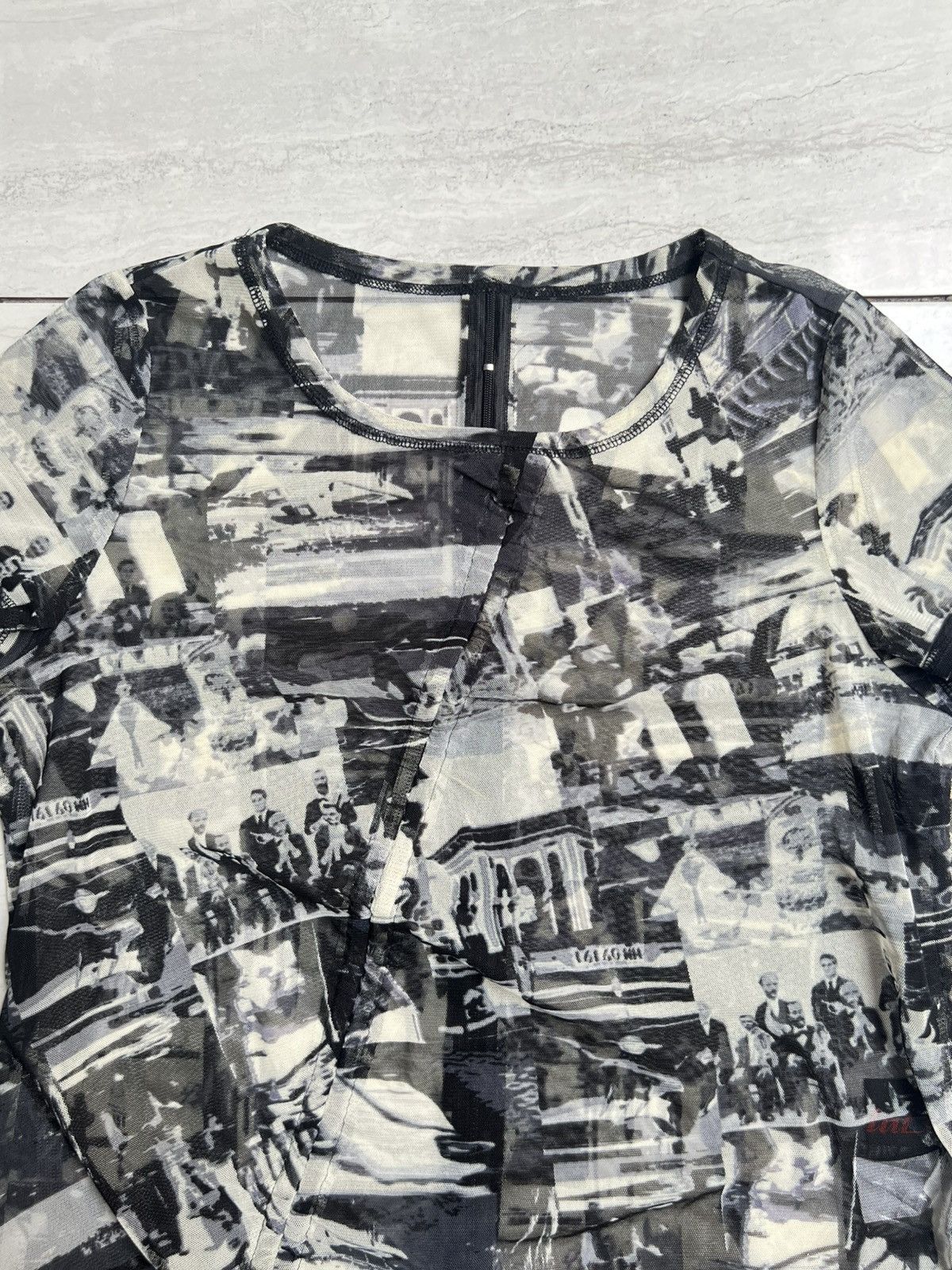 Other E-CLAT Printed Motive Rostchild Mesh T-shirt Size S / US 4 / IT 40 - 8 Thumbnail