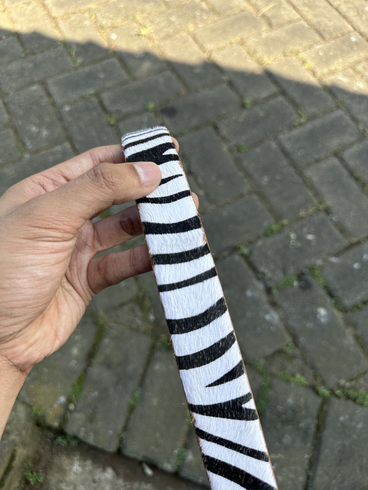 Stussy Stussy Bamboo buckle belts "Zebra pattern" Size ONE SIZE - 3 Thumbnail