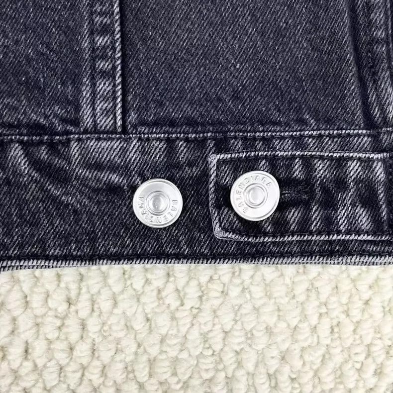 Balenciaga Balenciaga Washed black do old damage back embroidered sin Size US S / EU 44-46 / 1 - 5 Thumbnail