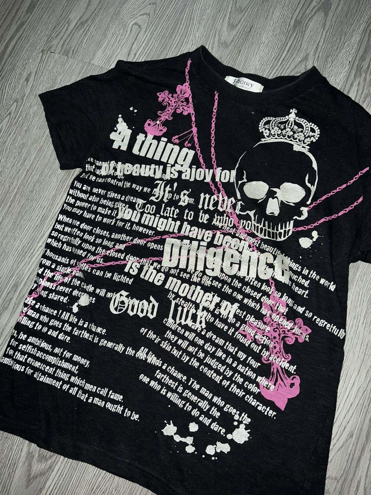 Seditionaries J-Honey Skull tee ☠️🖤 Size US S / EU 44-46 / 1 - 3 Thumbnail
