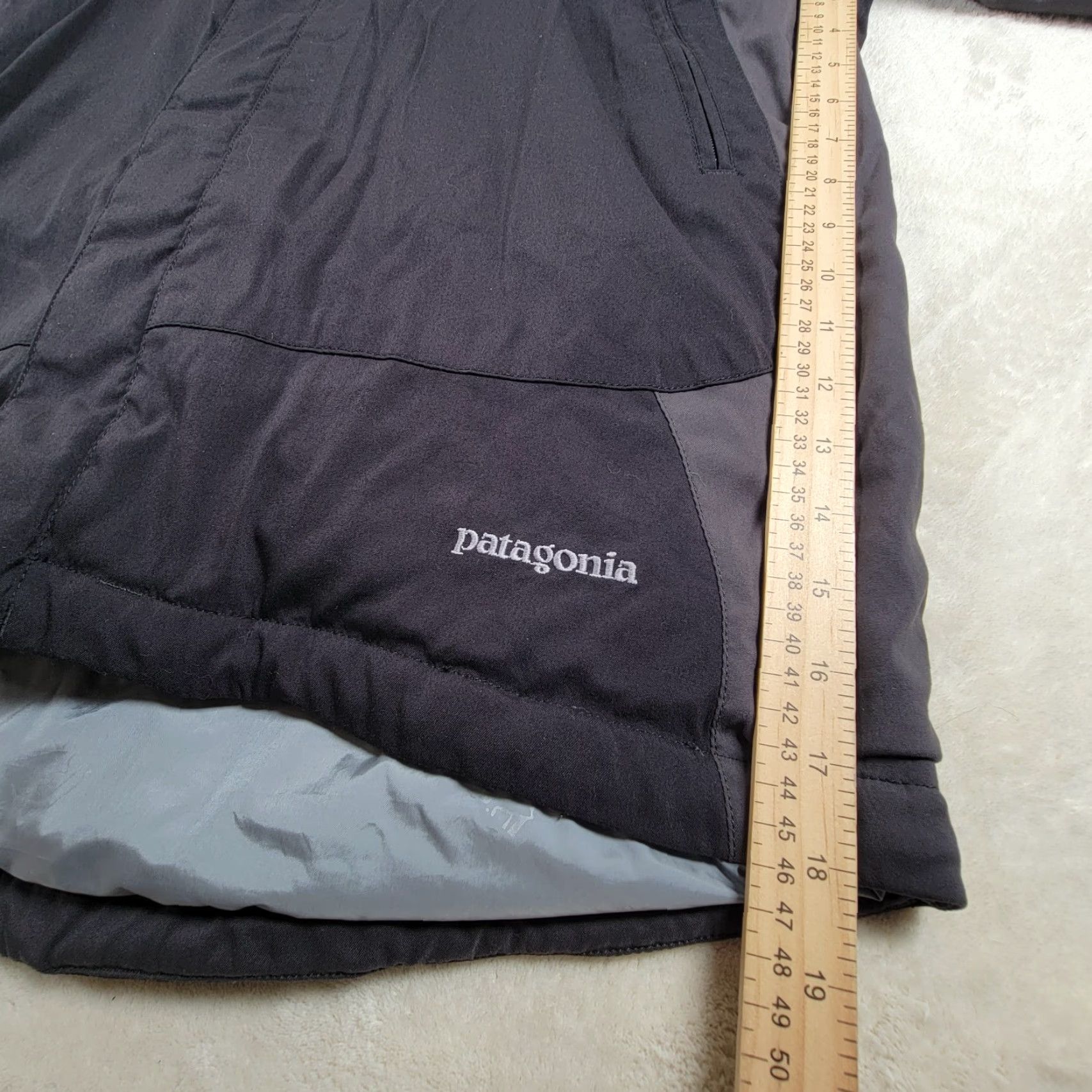 Patagonia VINTAGE Patagonia Jacket Men Large Gravity Black Hooded Zip Pockets Ski - 90s Outdoor Street Style Parka Winter Fall Spring Size US L / EU 52-54 / 3 - 6 Thumbnail