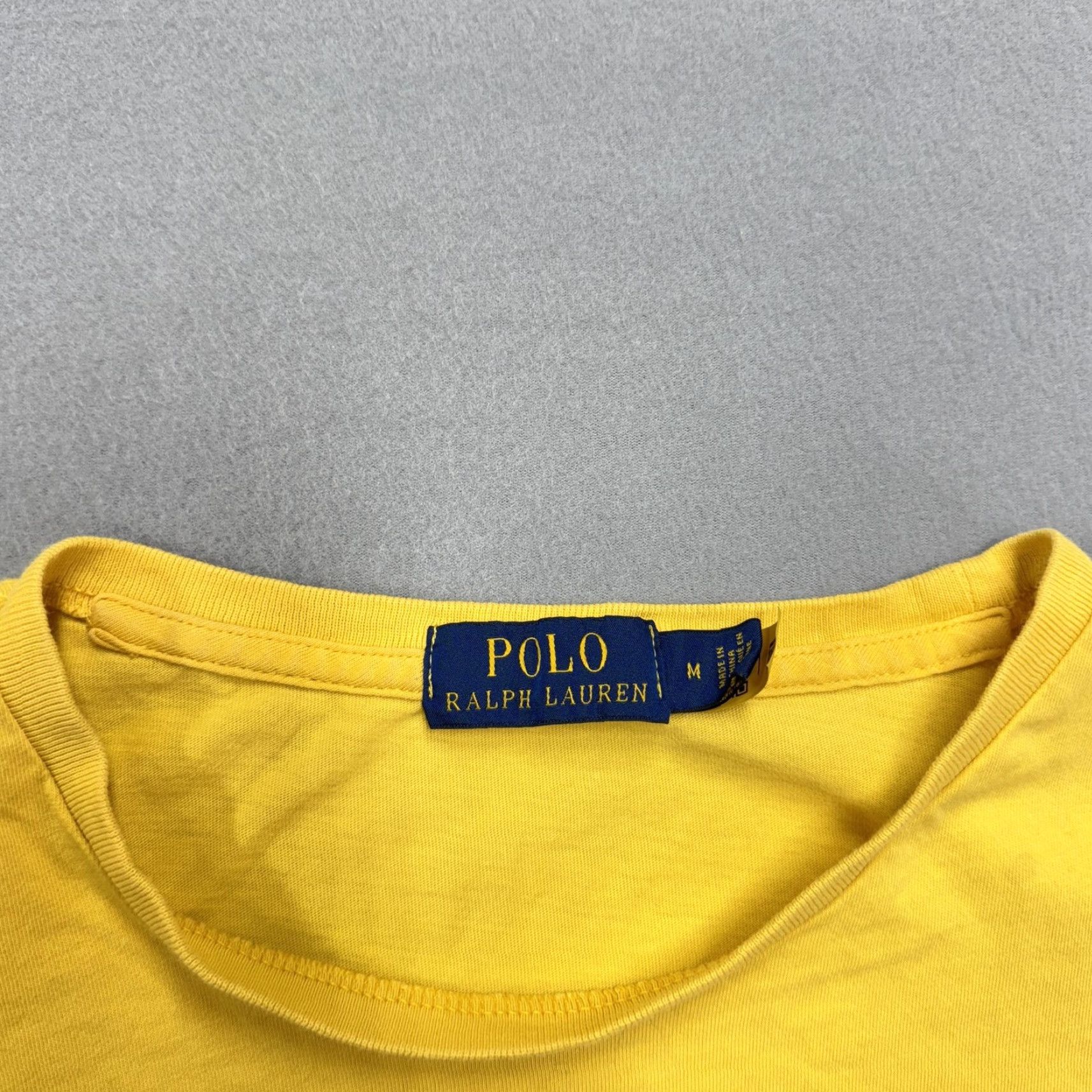 Polo Ralph Lauren VINTAGE Polo Ralph Lauren Shirt Mens Medium Yellow Alpine World Cup Graphic Long Sleeve Size US M / EU 48-50 / 2 - 3 Thumbnail
