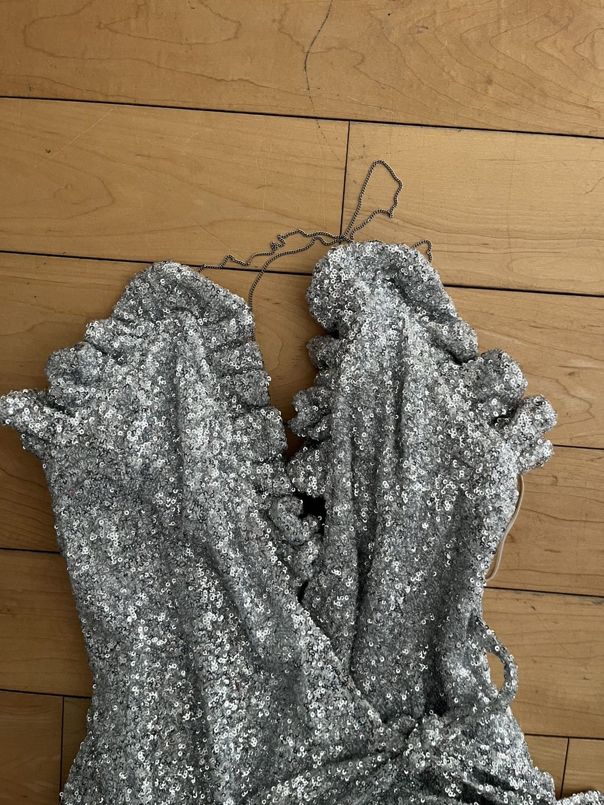 The Attico NWT - The Attico Sequin Ball Wrap Dress Size XS / US 0-2 / IT 36-38 - 6 Thumbnail