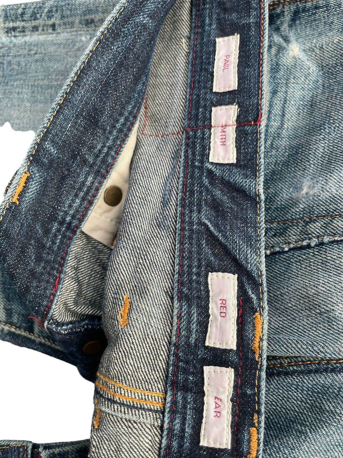 Paul Smith Red Ear Paul Smith Red Ear Faded Distresed Denim Size US 32 / EU 48 - 9 Thumbnail
