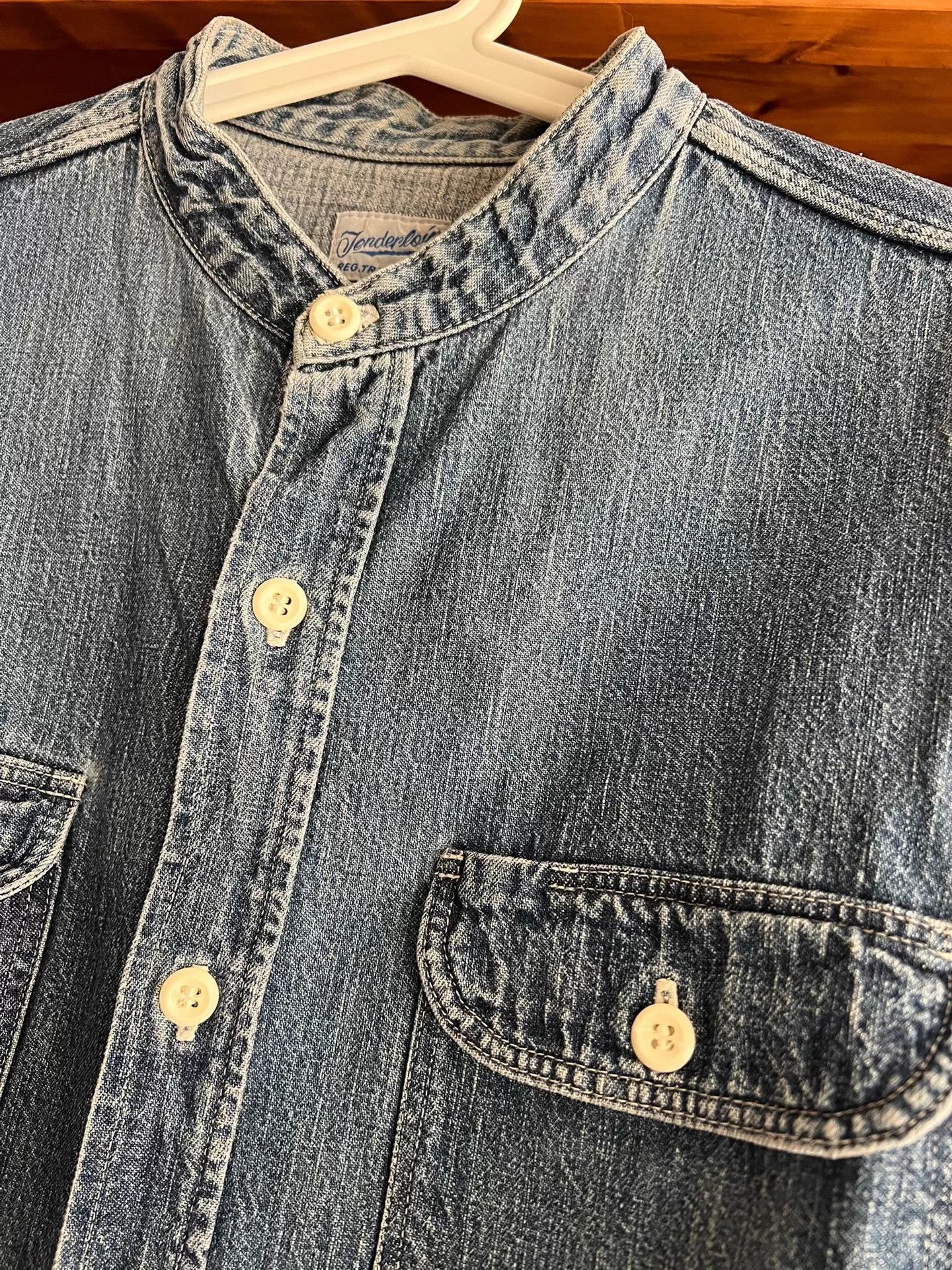 Tenderloin Tenderloin Japan K-7 Era Denim Work Shirt Size US S / EU 44-46 / 1 - 6 Thumbnail