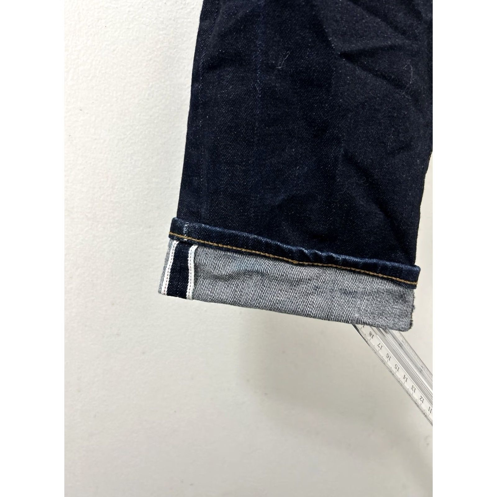 Madewell Madewell Jeans Womens 24 Blue The Longline Straight Selvedge Kaihara Denim Size 42" / US 20 - 6 Thumbnail