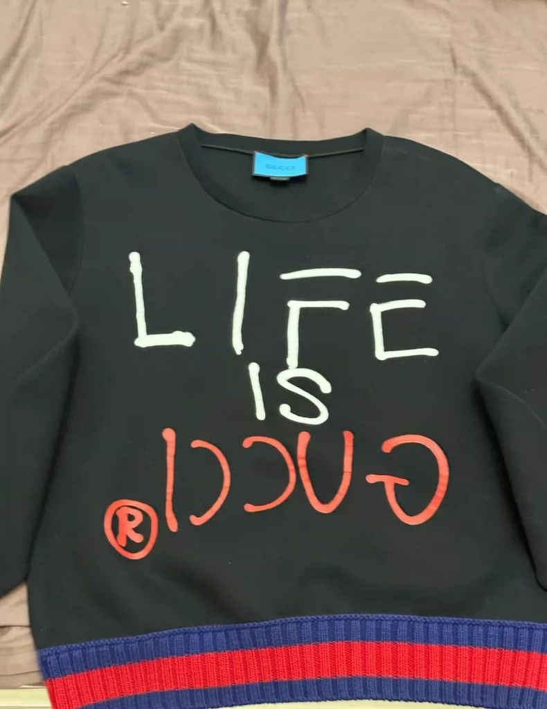 Gucci Gucci Catwalk space cotton graffiti sweatshirt 2501-Nextarr Size US XL / EU 56 / 4 - 1 Thumbnail