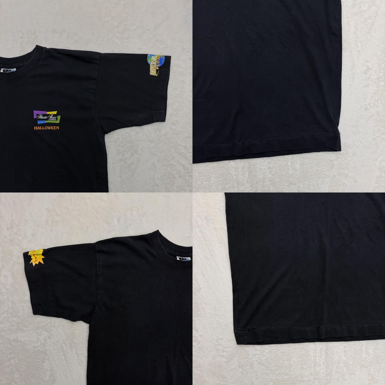 Vintage VINTAGE Royal Avalon Universal Studios Halloween Shirt Mens XL Black Skeleton Size US XL / EU 56 / 4 - 9 Thumbnail
