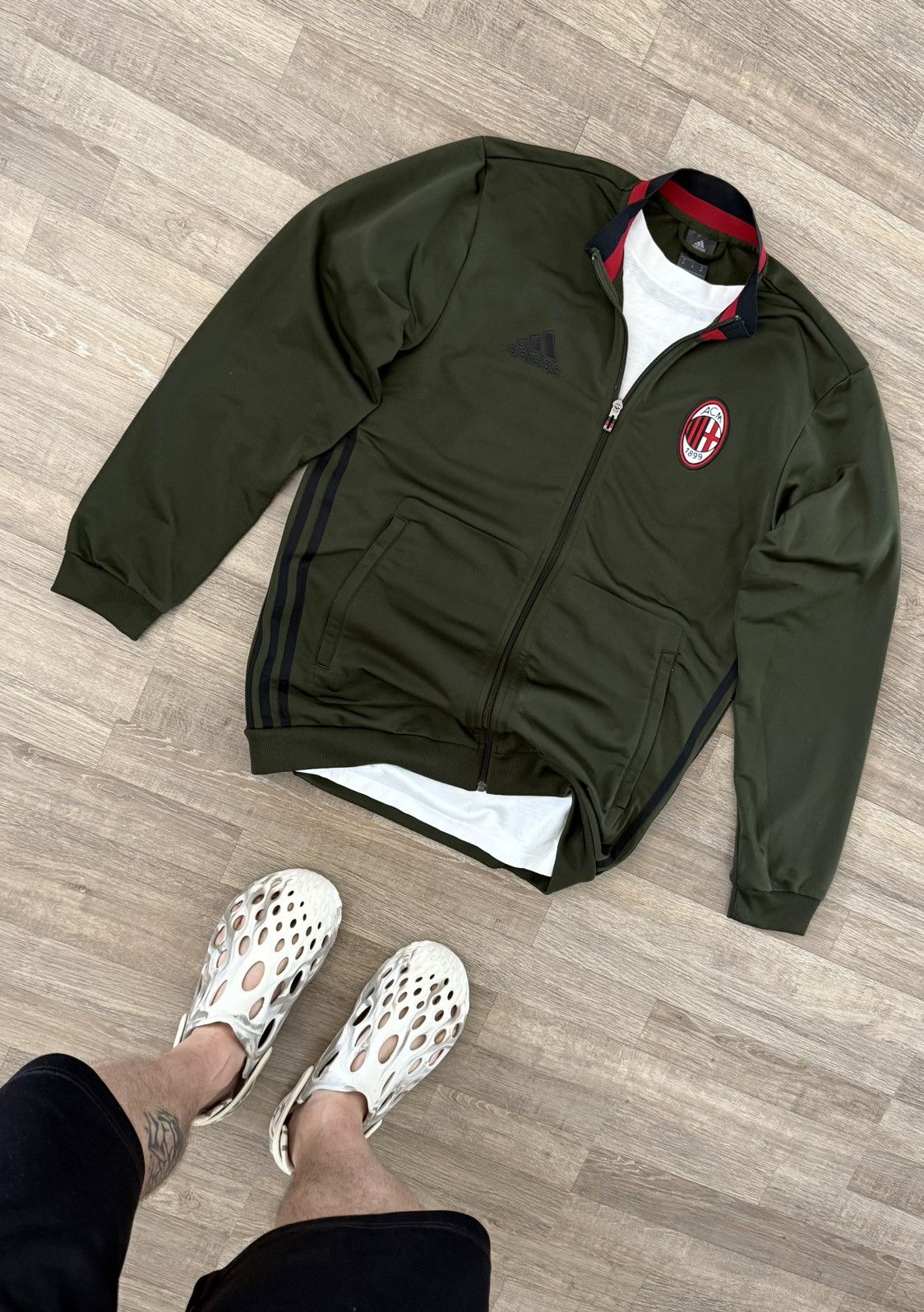 Adidas ADIDAS AC MILAN TRACK SOCCER Y2K BLOKECORE DRILL RARE JACKET Size US M / EU 48-50 / 2 - 1 Thumbnail