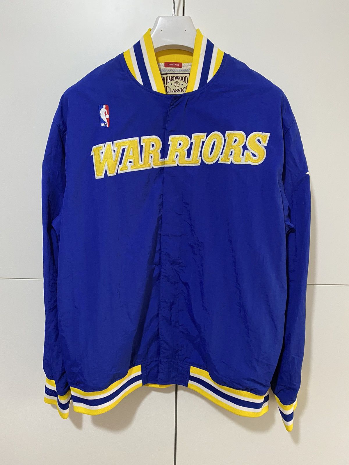 Mitchell & Ness Mitchell & Ness Warriors jacket size XL, blue yellow, used Size US XL / EU 56 / 4 - 1 Thumbnail