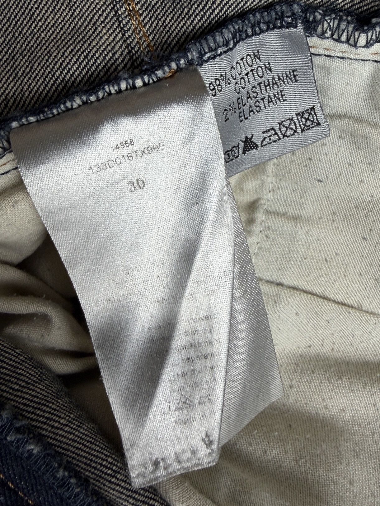 Dior SS11 Dior Homme Faded Indigo Jake Denim Jeans KVA Size US 30 / EU 46 - 10 Thumbnail