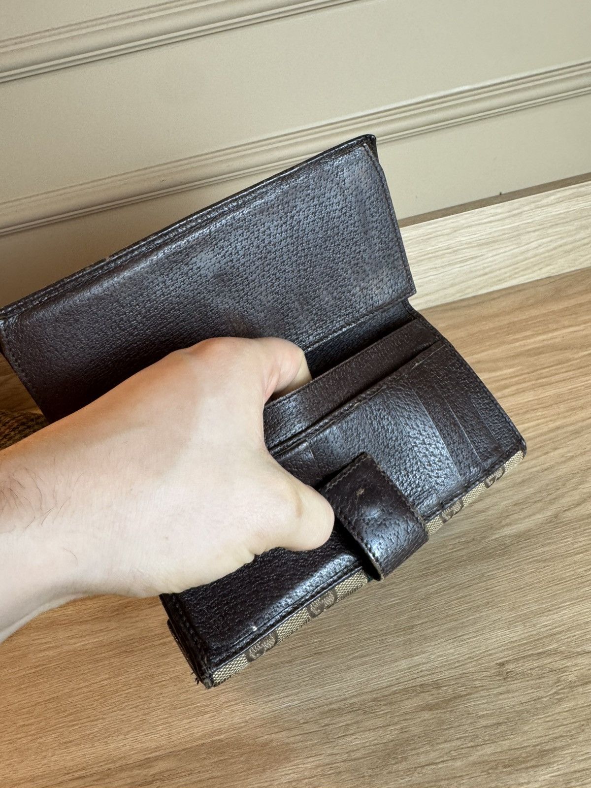 Gucci Monogram Long Wallet