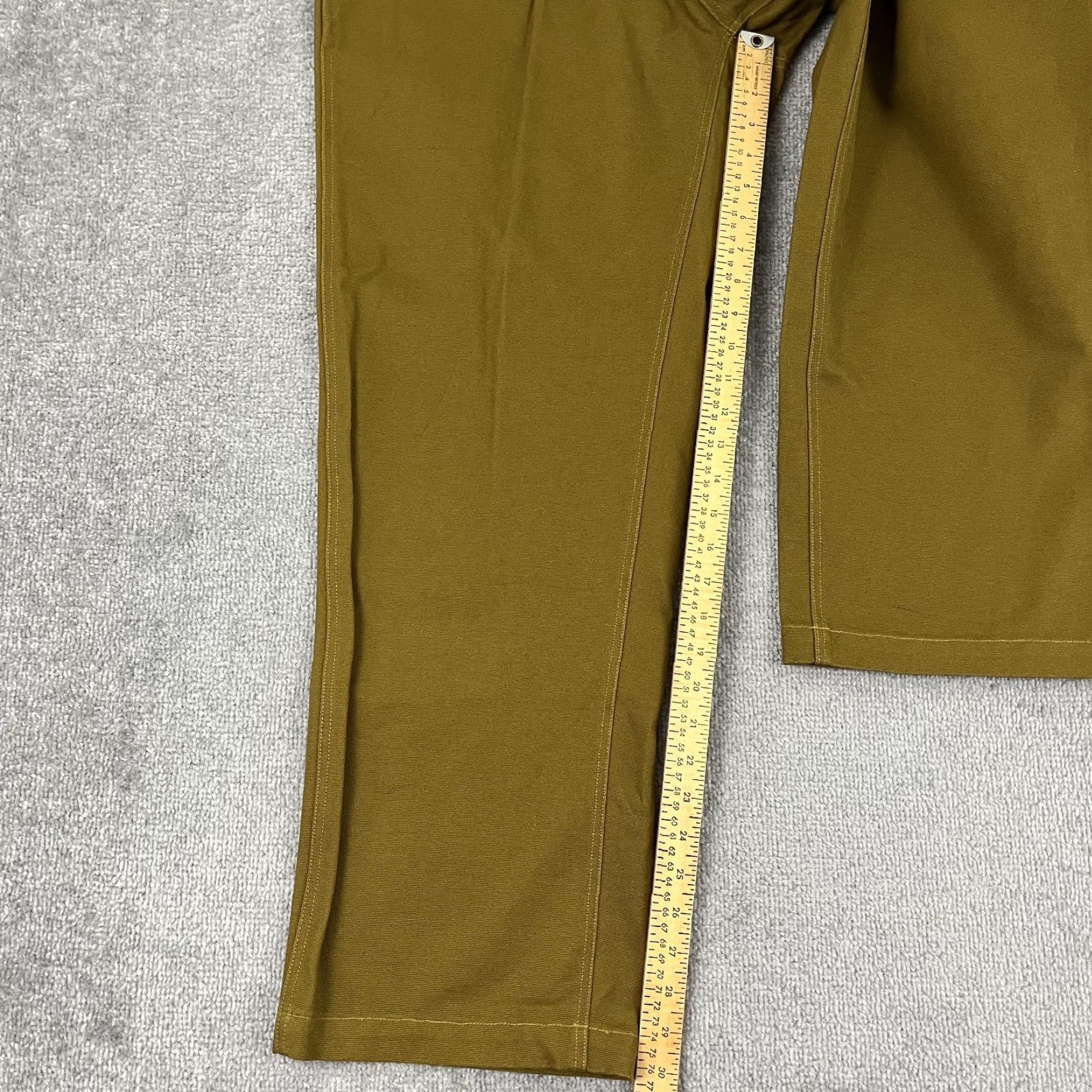 Vintage BBC Icecream Pants Mens 34 x 30 Canvas Olive Green Streetwear Straight Leg Workwear Regular 34 30 Green Mens Size US 34 / EU 50 - 6 Thumbnail